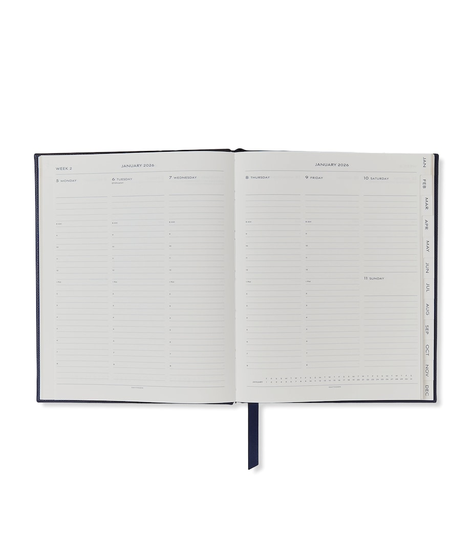Leather Kings Vertical 2026 Diary NAVY Image 2