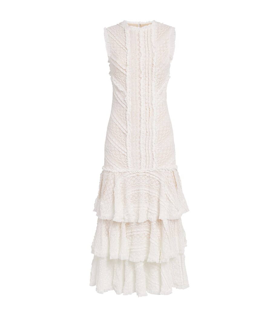 Ruffled Maceio Midi Dress GARD GARDENIA Image 1