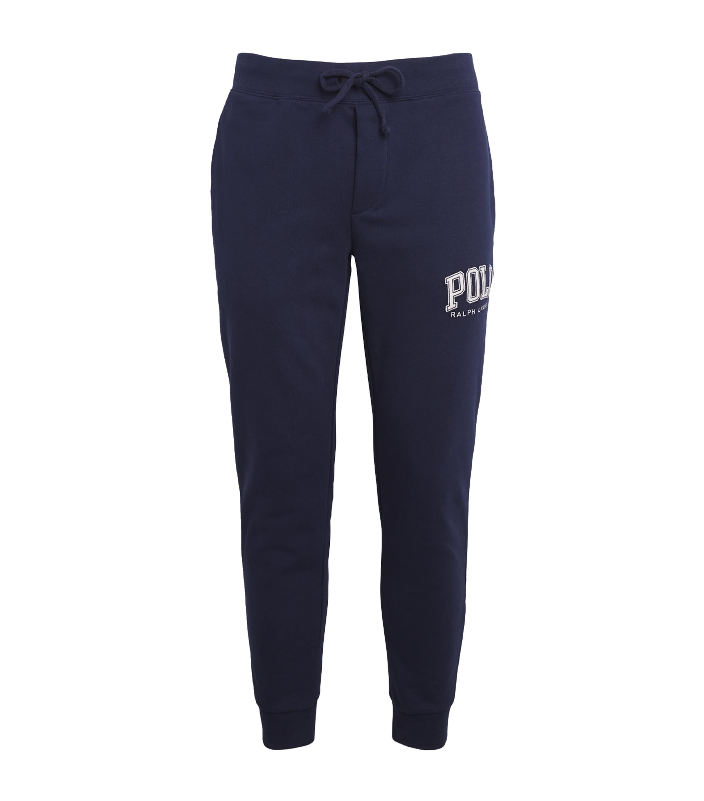 Shop Polo Ralph Lauren Embroidered Logo Sweatpants In Navy