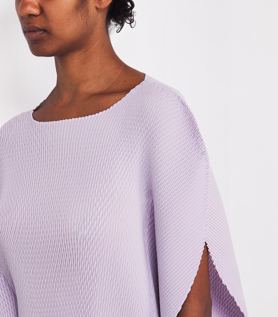 Orbicular Pleats Top LIGHT PURPLE Image 6