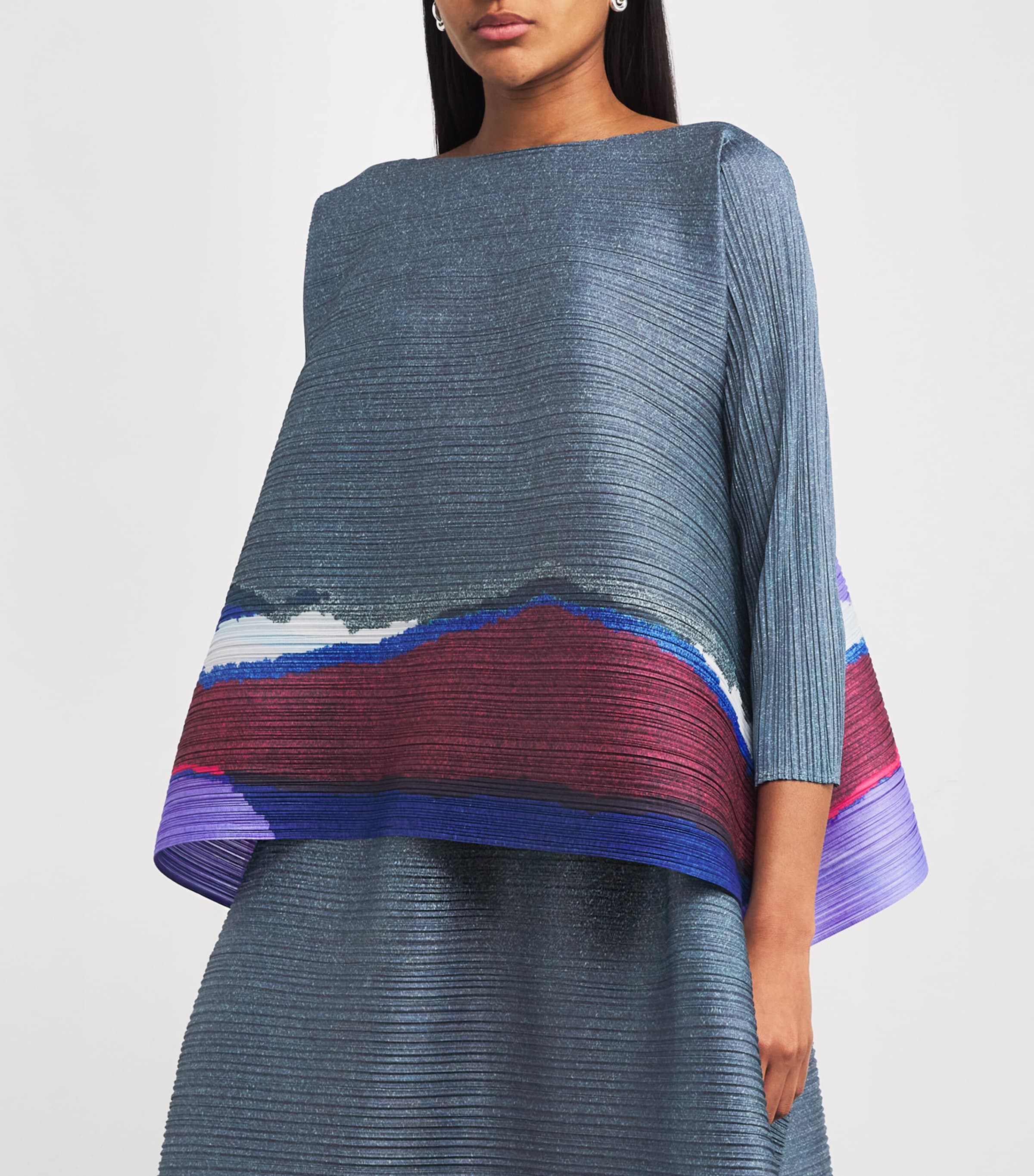 国内買付 PLEATS PLEASE ISSEY MIYAKE GRAINY COLORS Pleats Please Issey Miyake Grainy Colors Top | Harrods US