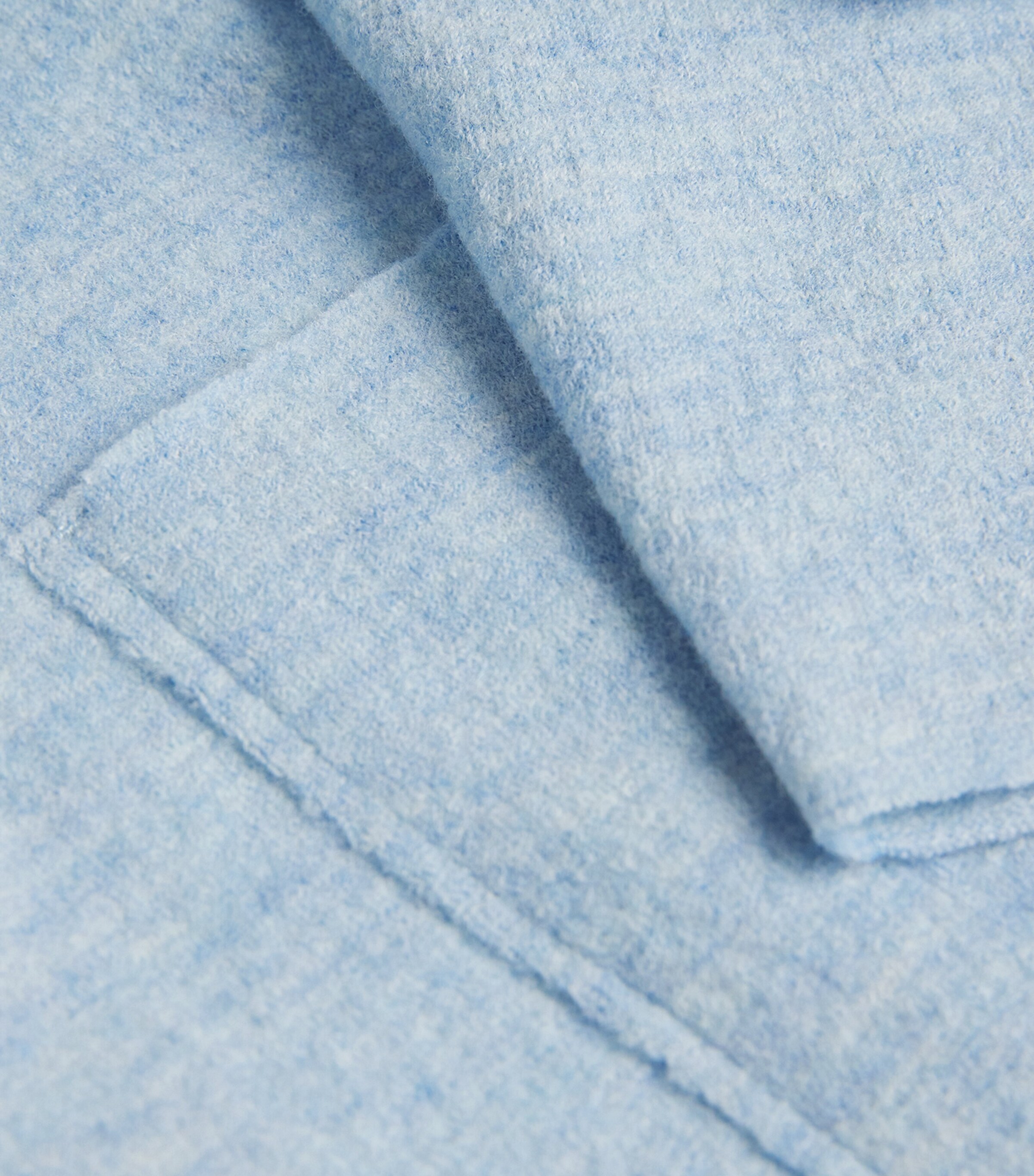 Boiled Merino Jonas Overshirt POWDER BLUE 201 Image 5