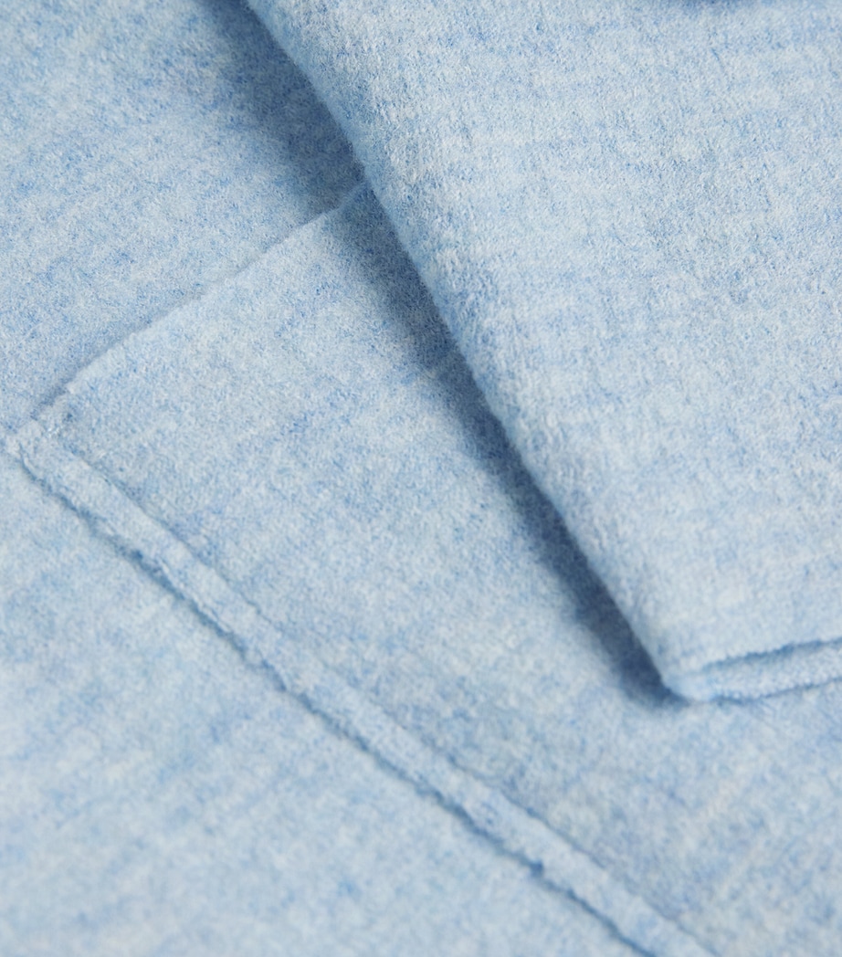 Boiled Merino Jonas Overshirt POWDER BLUE 201 Image 5