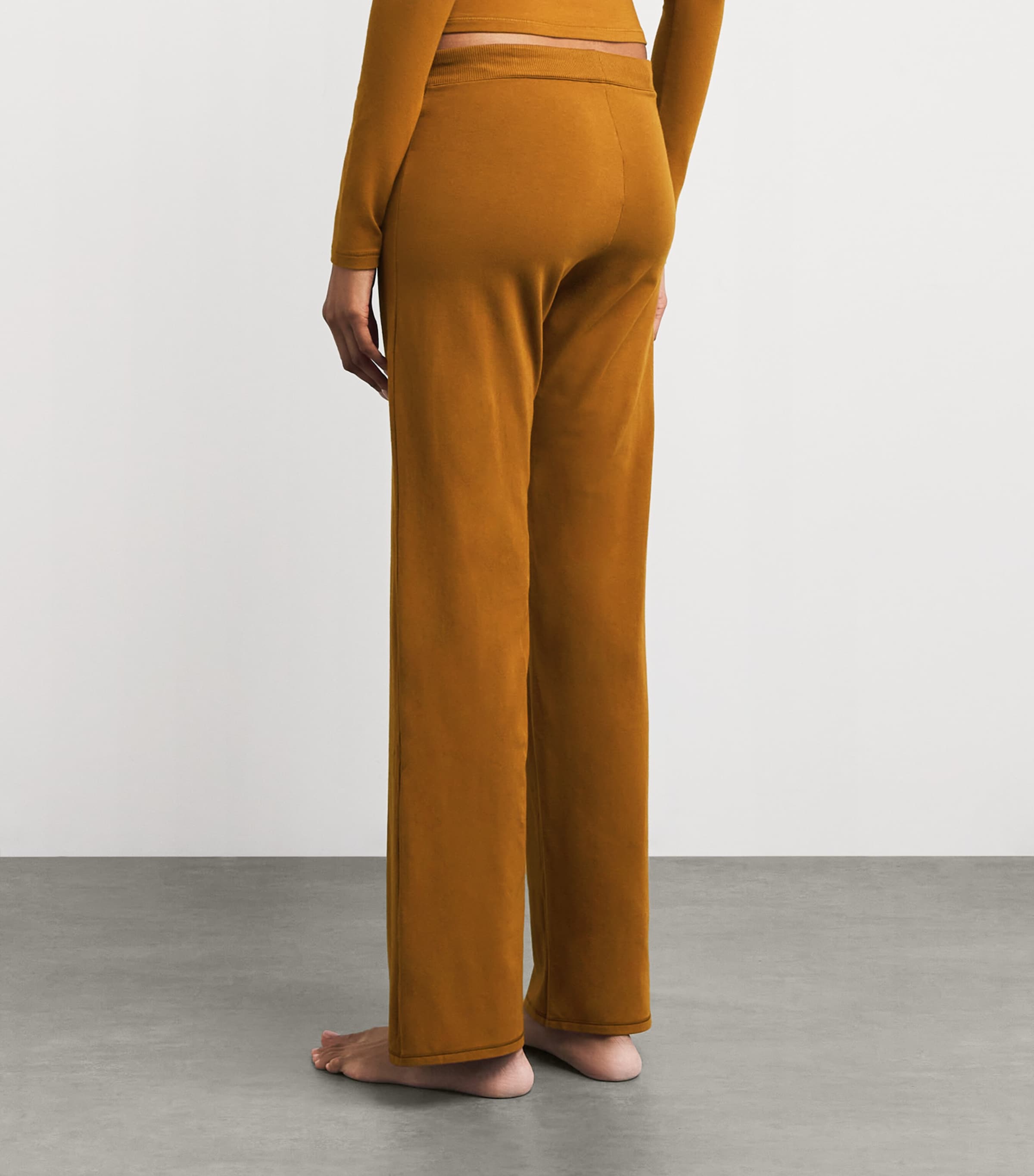 Cotton Jersey Straight Leg Sweatpants CHAI Image 4