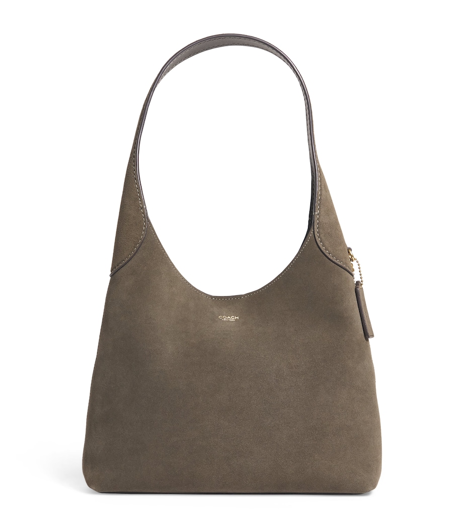 Coach Green Suede Brooklyn 39 Shoulder Bag | Harrods AE
