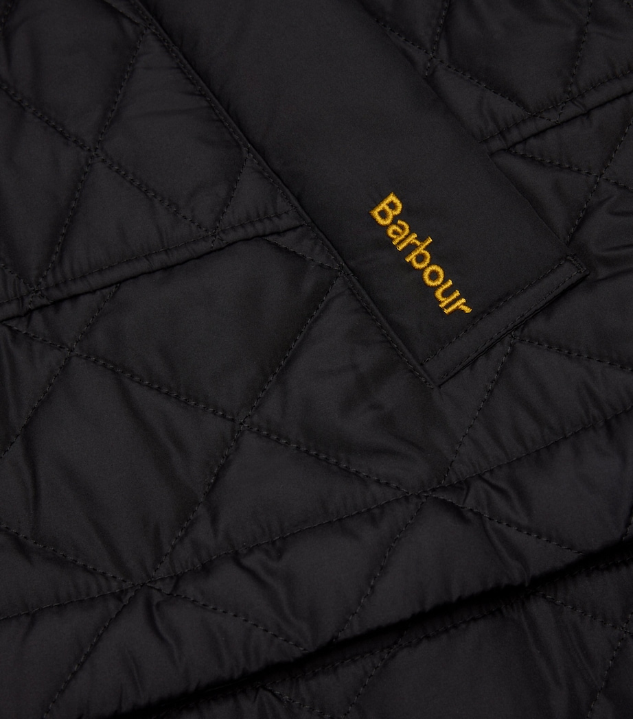 Quilted Lilian Coat BLACK Image 2