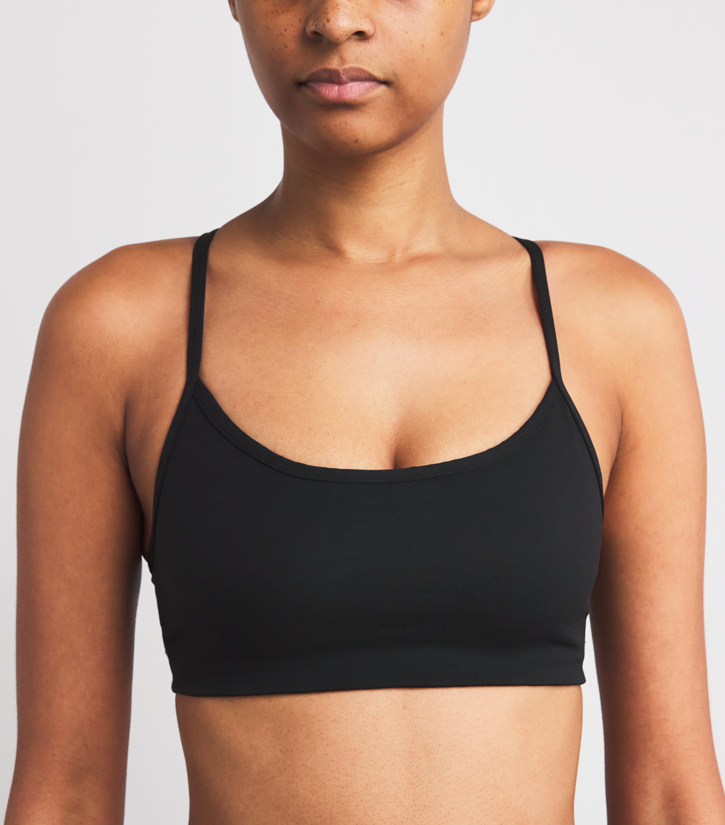 Stretch-Knit AllTheFeels Sports Bra BLK BLACK Image 2
