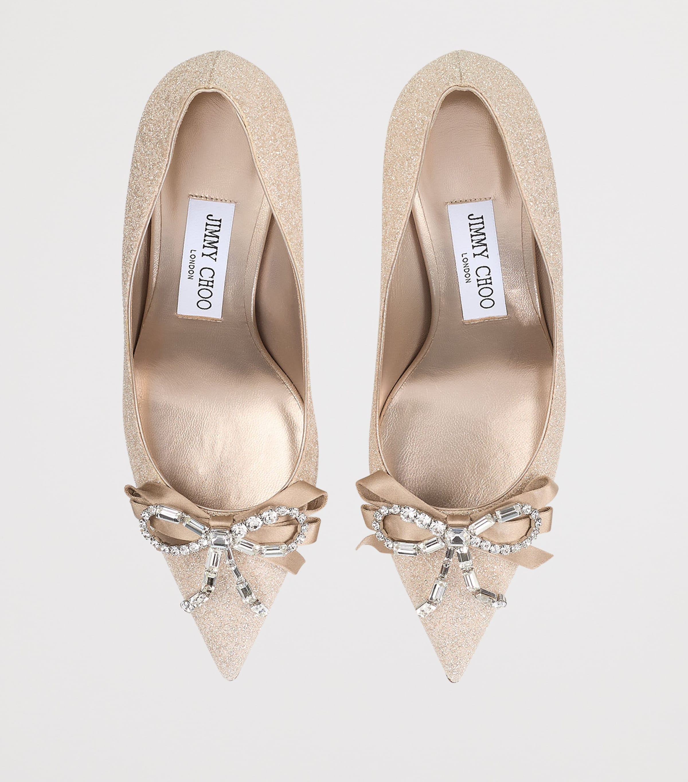 Auria 70 Glittered Pumps LIGHT SOFT GOLD/CRYS Image 3