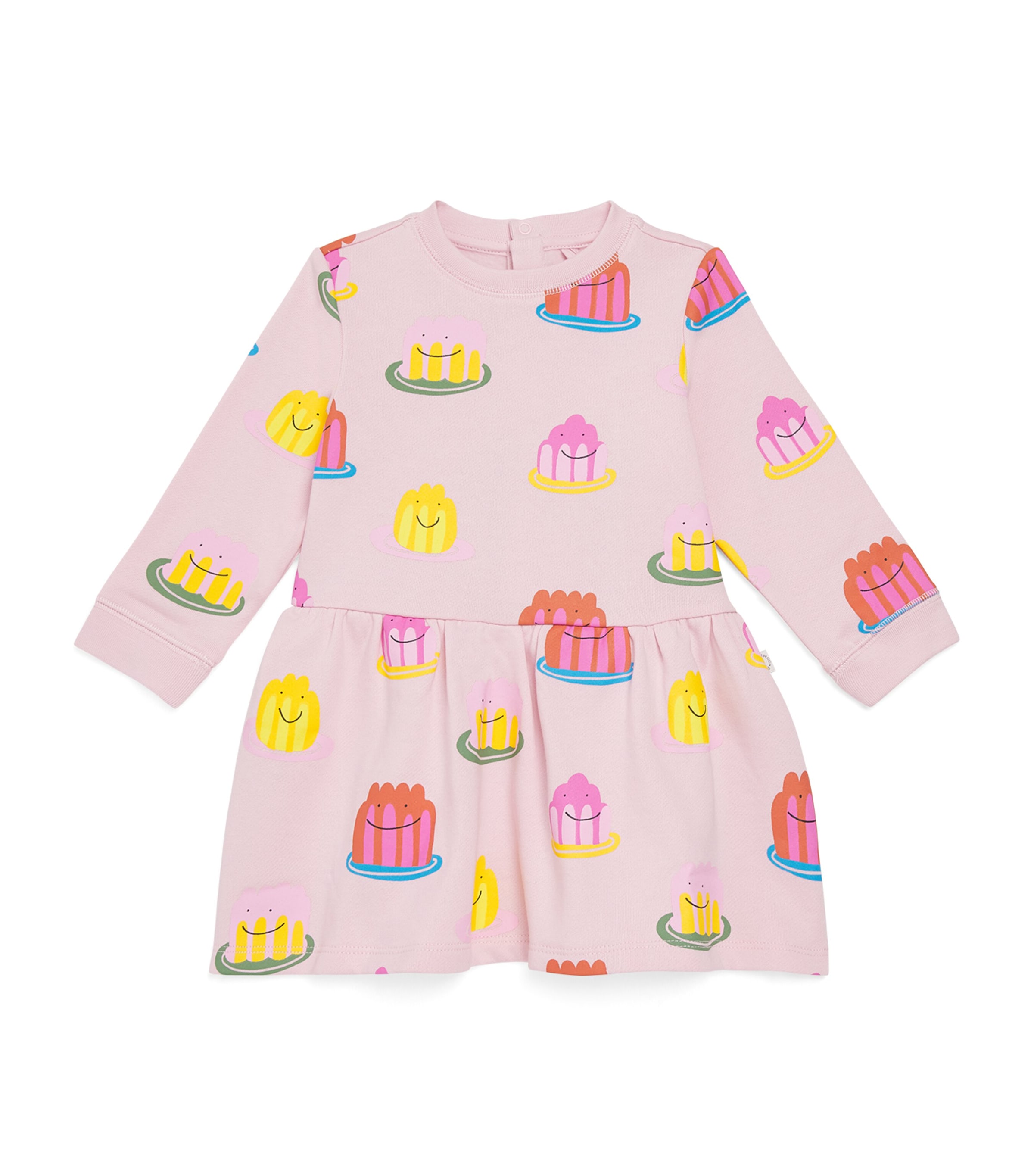 Stella Mccartney Jelly Print Jersey Dress In Pink