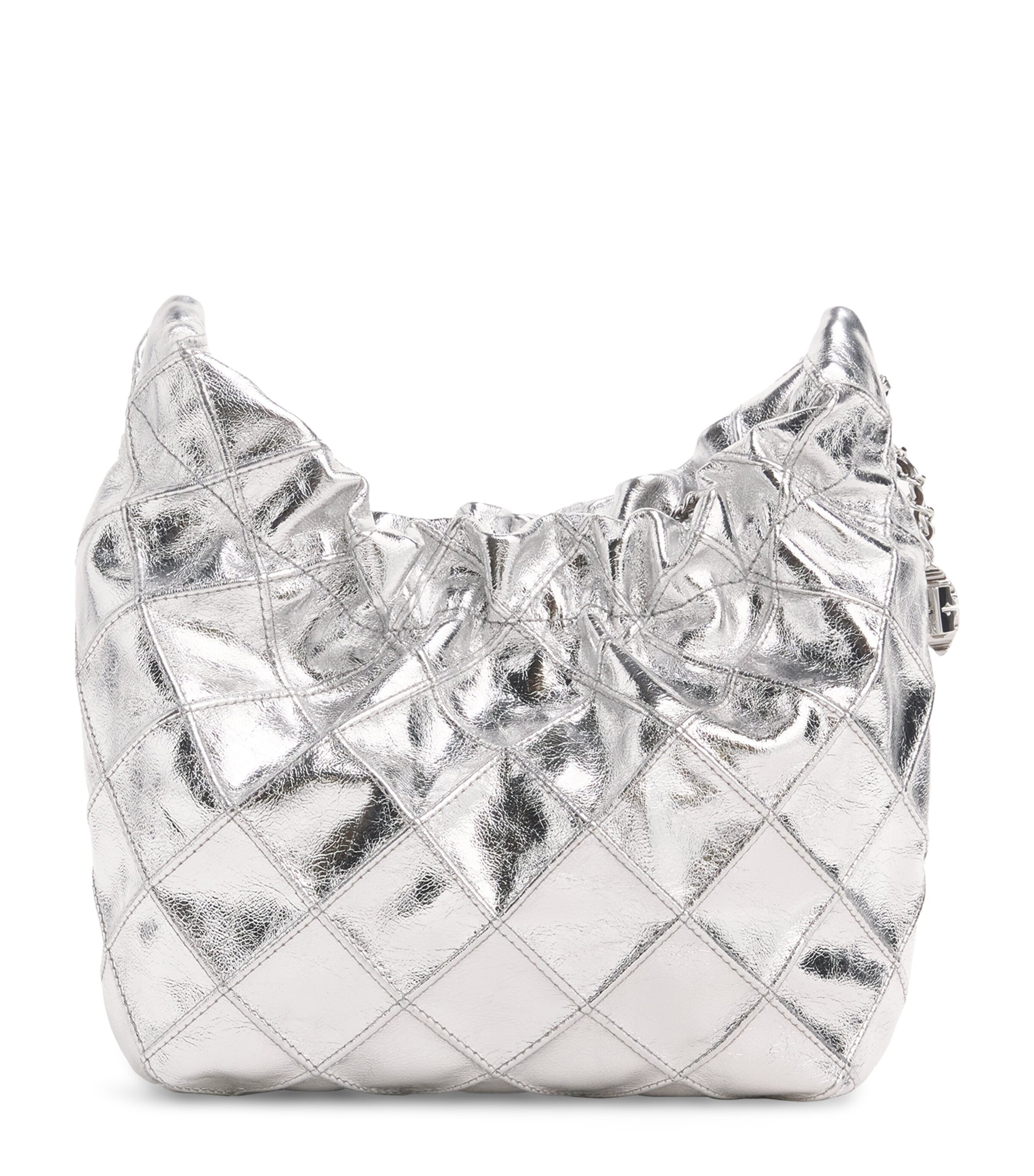 TORY BURCH ミニ チェーンバッグ フレンチグレー Tory Burch Silver 