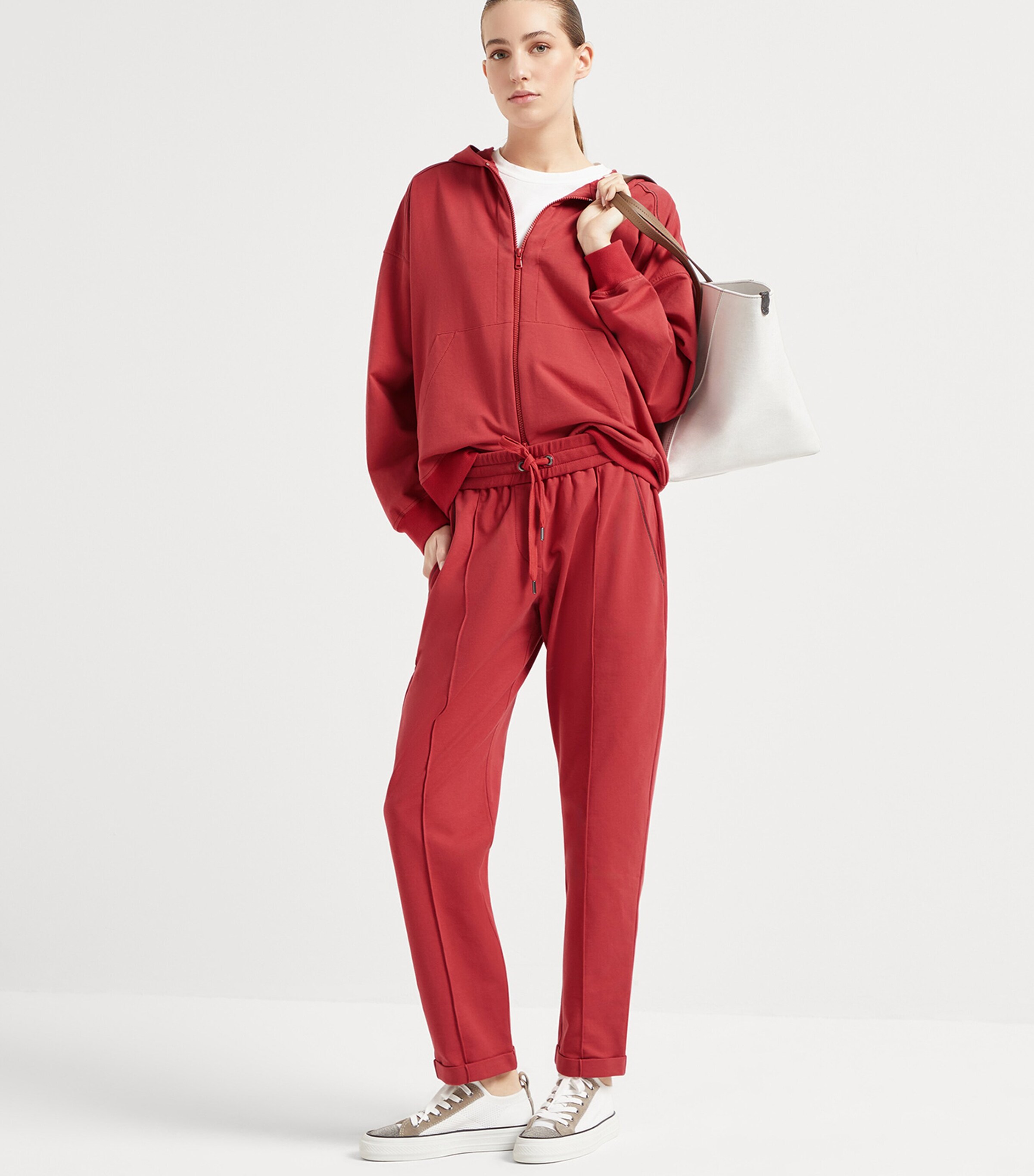 Brunello Cucinelli Terry Monili-Detail Sweatpants | Harrods UK