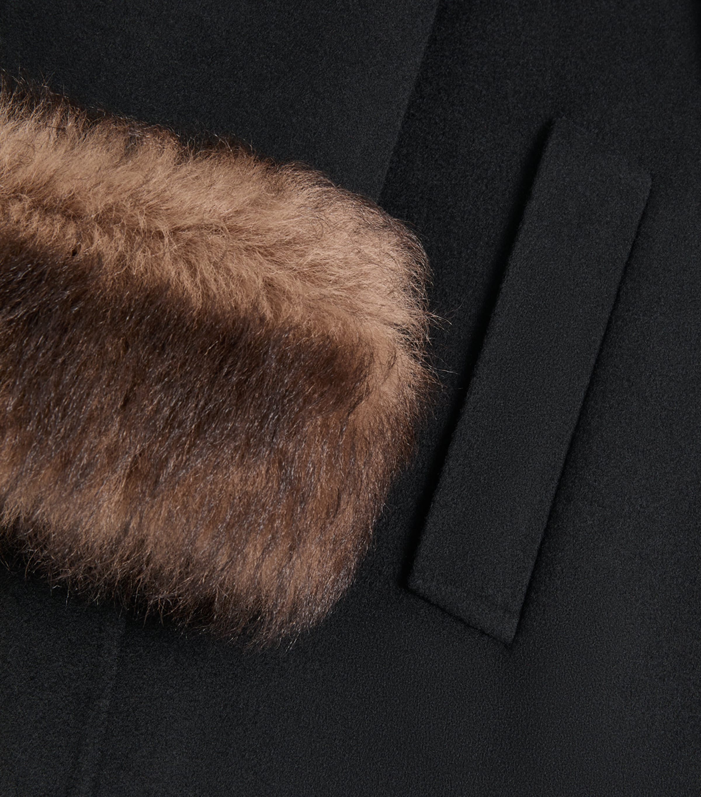Wool-Cashmere Pea Coat 0NO Image 7