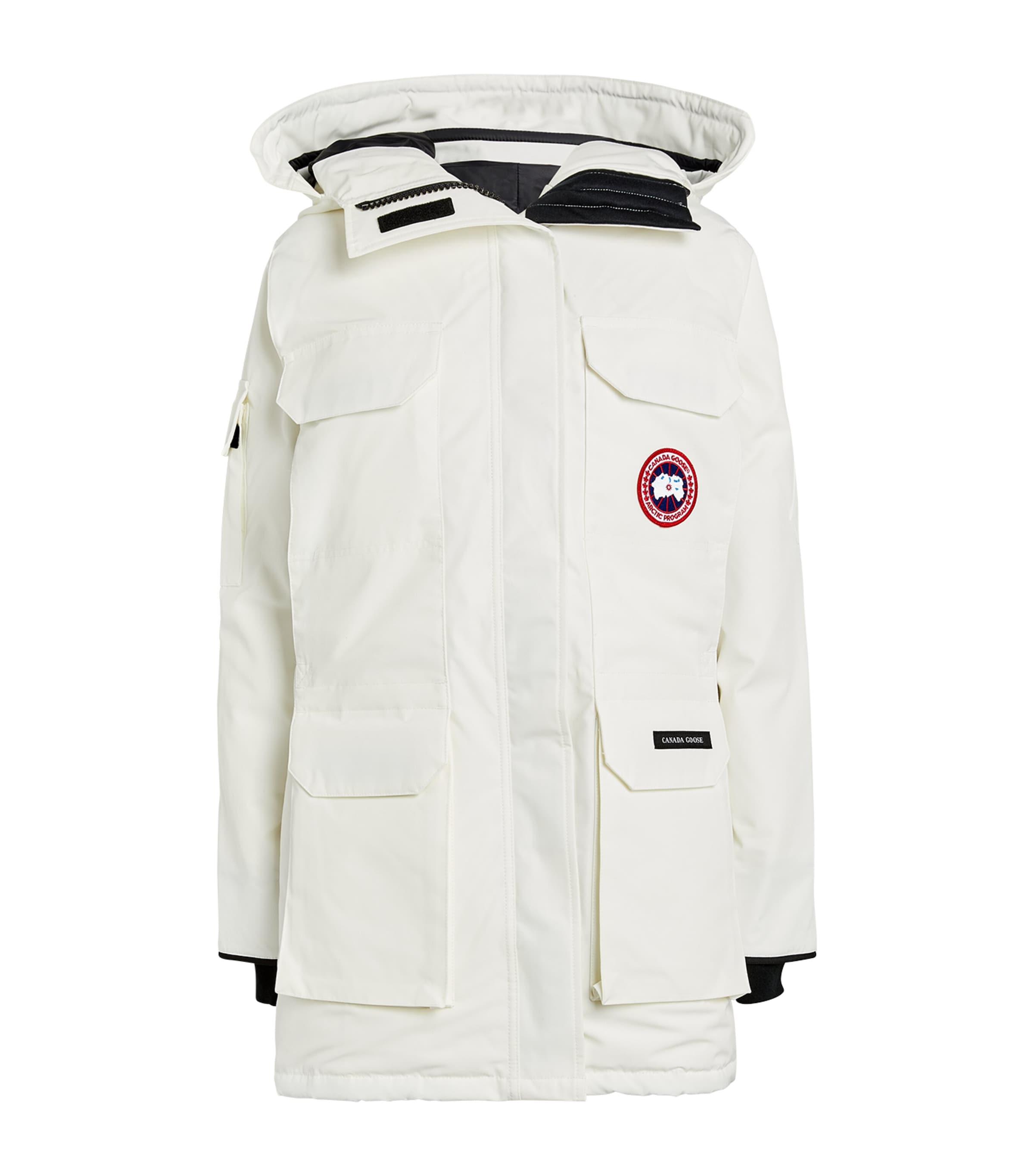 Shop Canada Goose Down-filled Expedition Hooded Parka In White