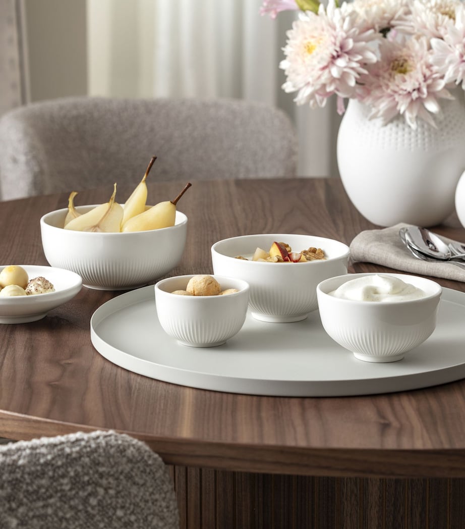 Porcelain Afina Sugar Bowl with Lid WHITE Image 5