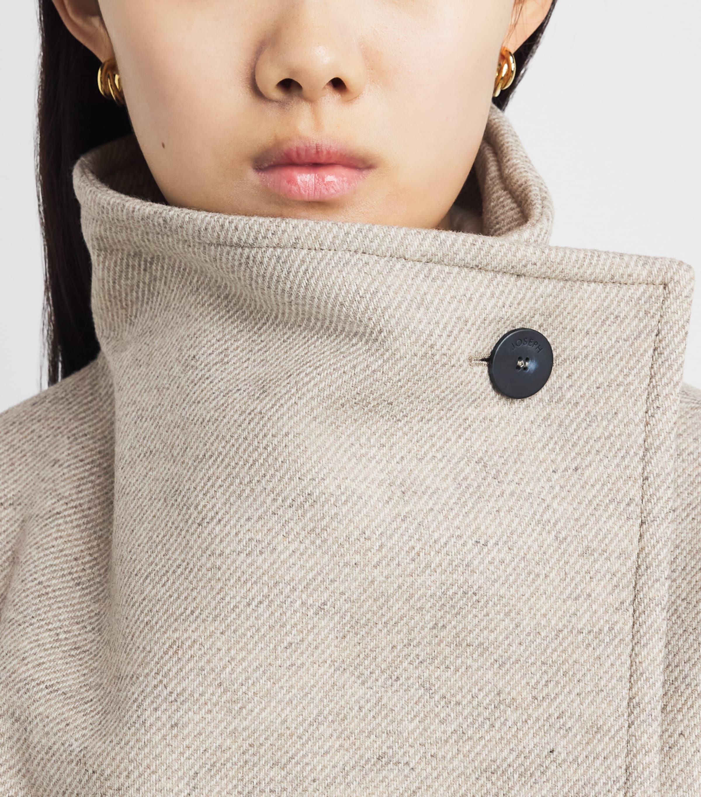Joseph Multi Virgin Wool-Blend Funnel-Neck Isaia Coat | Harrods ZA