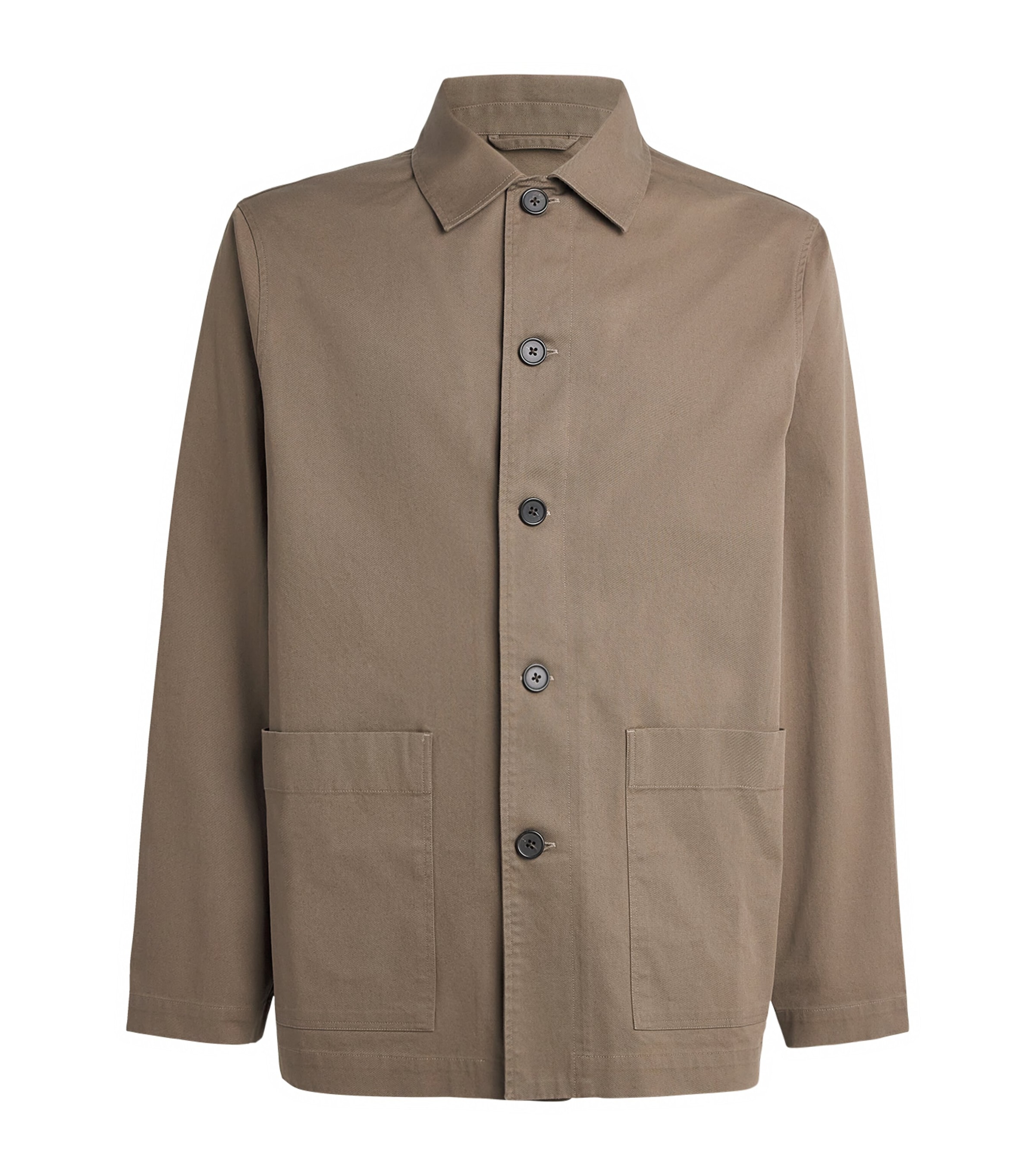 OFFICINE GENERALE COTTON STRETCH URIEL OVERSHIRT