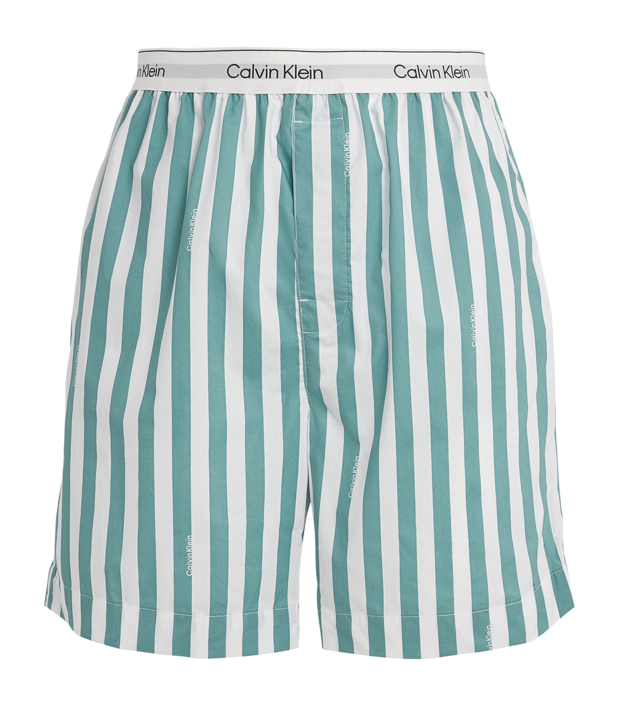 Calvin Klein Mens Cotton Poplin Stripe Pyjama Bottoms Boardwalk Arc Image 1
