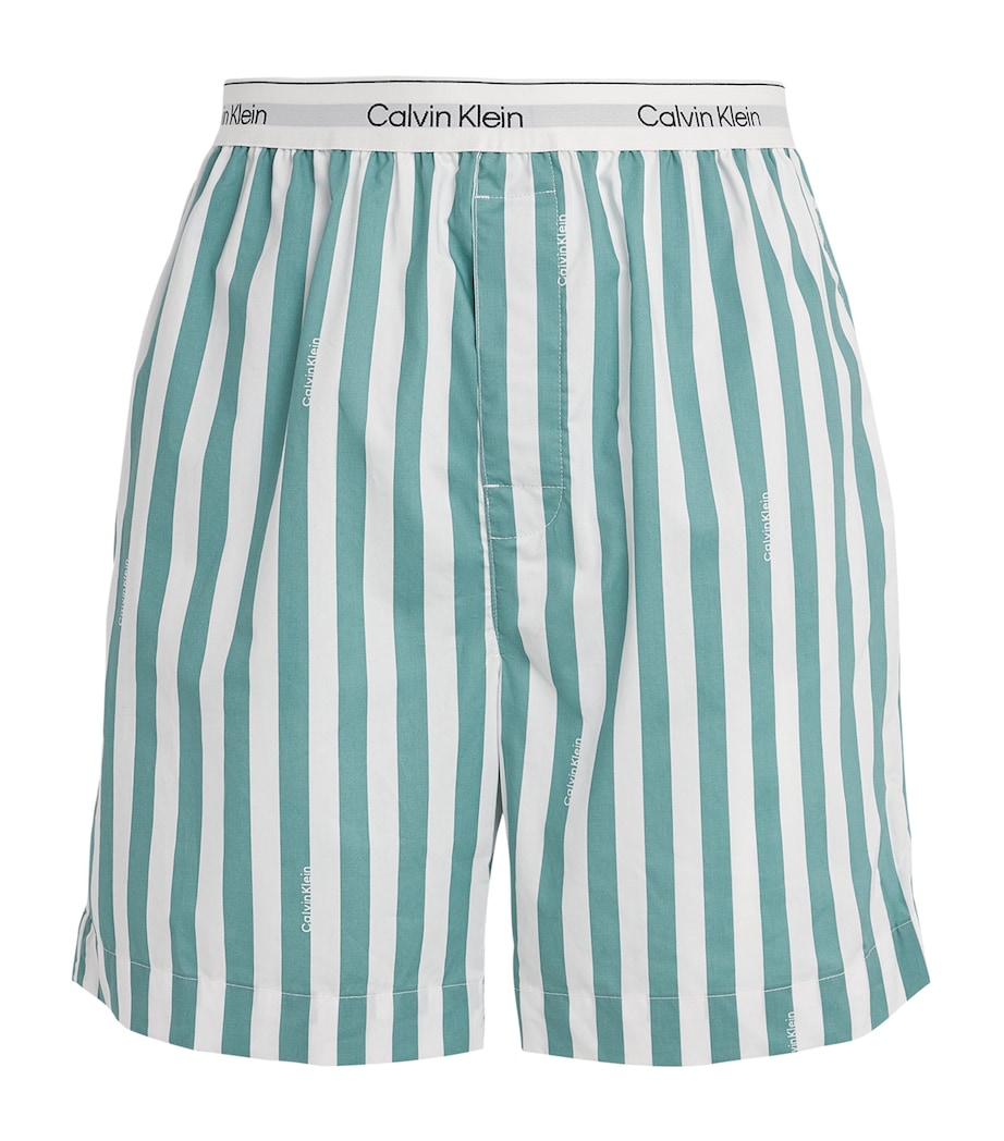 Calvin Klein Mens Cotton Poplin Stripe Pyjama Bottoms Boardwalk Arc Image 1