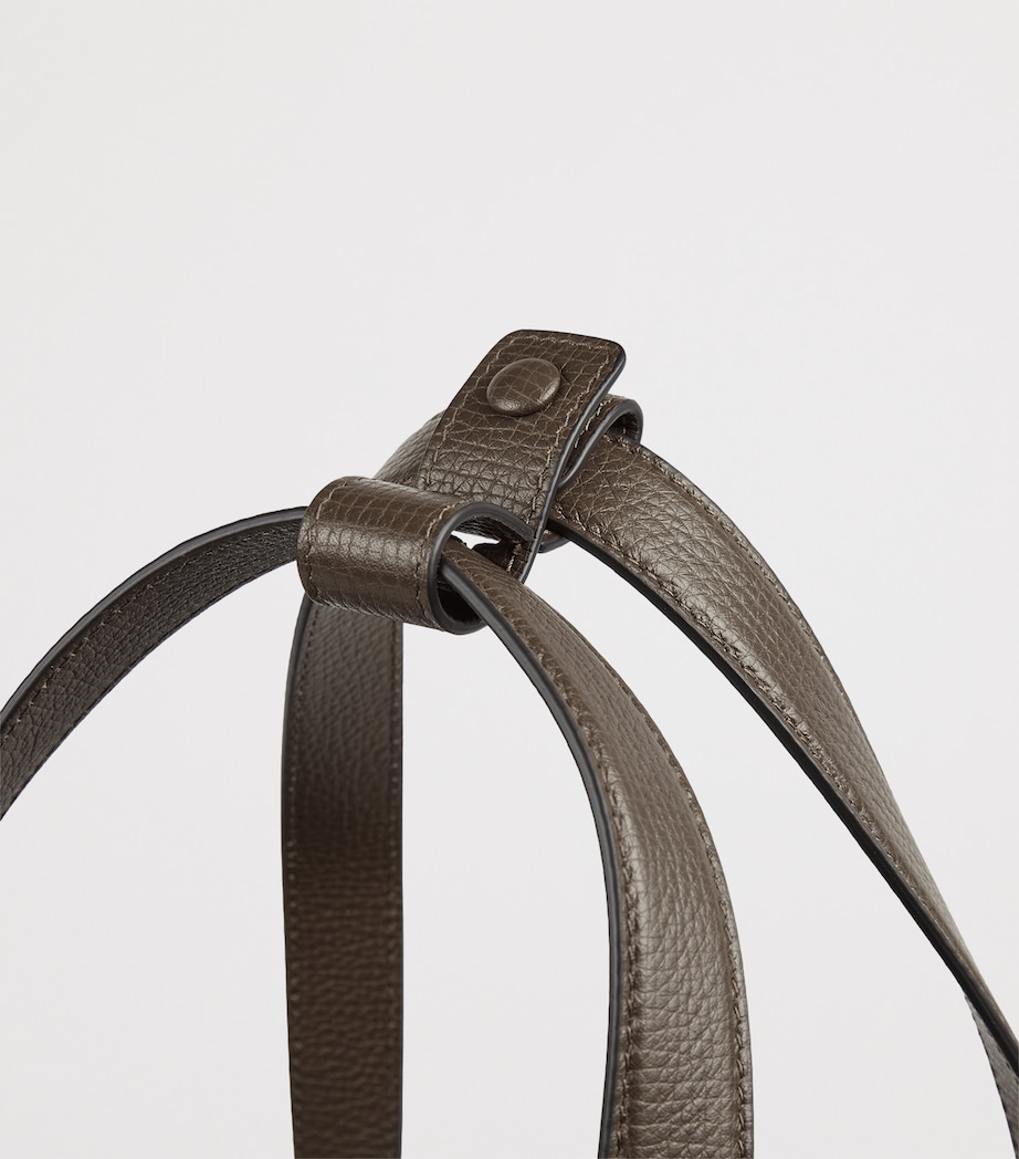 Smythson Canvas Norton Travel Bag Dark Moss Image 6
