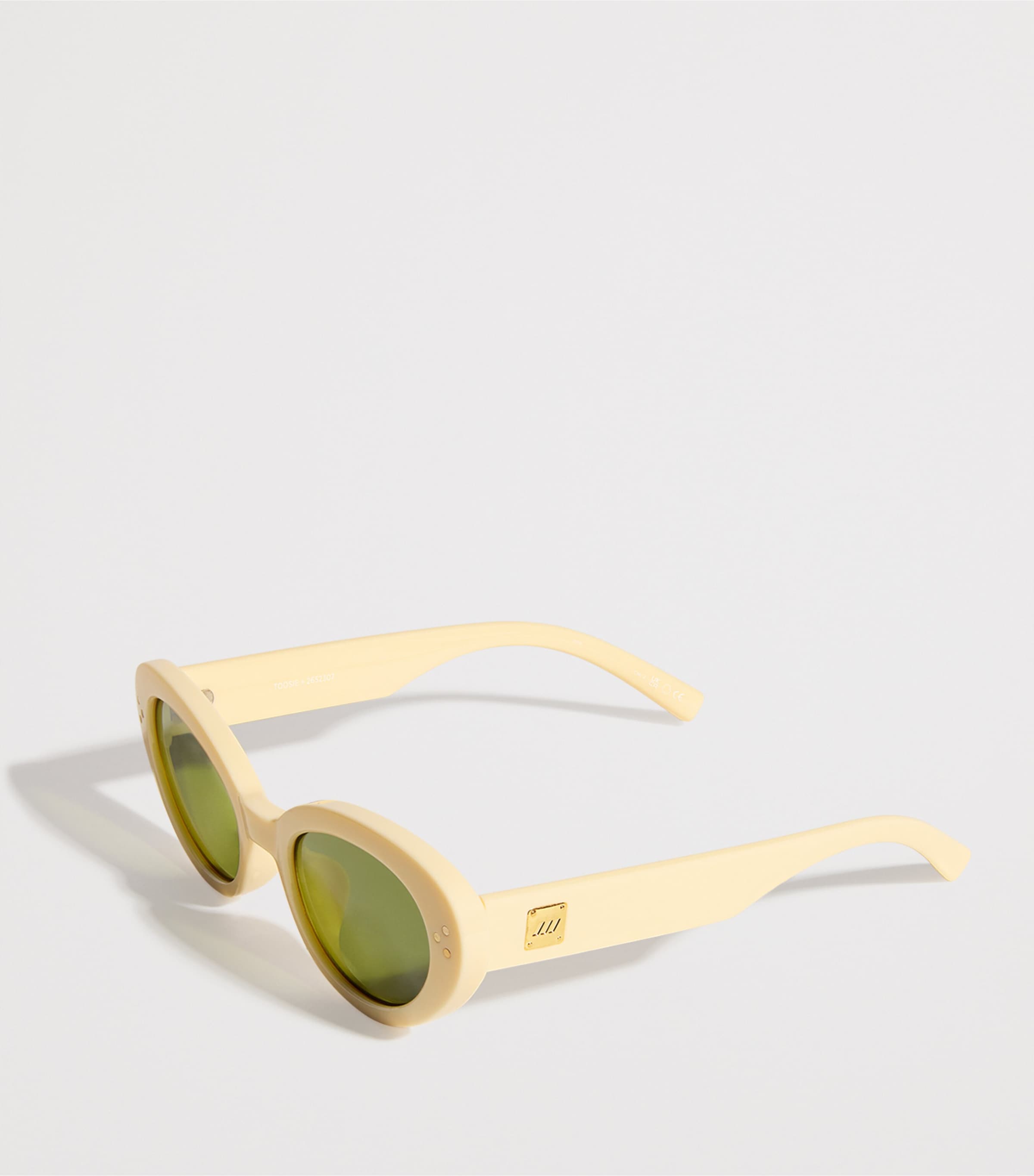 Acetate Tootsie Sunglasses OFF WHITE Image 2
