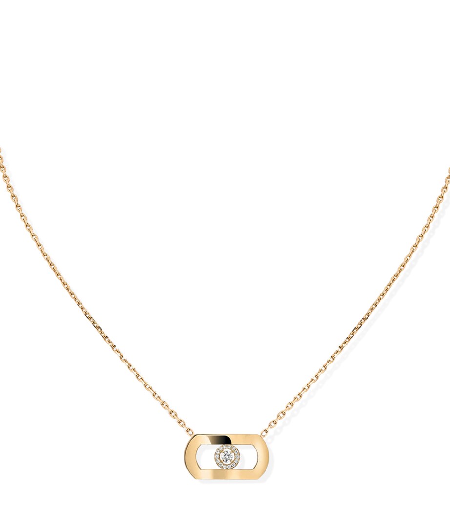 Yellow Gold and Diamond So Move Necklace YELLOW GOLD Image 1