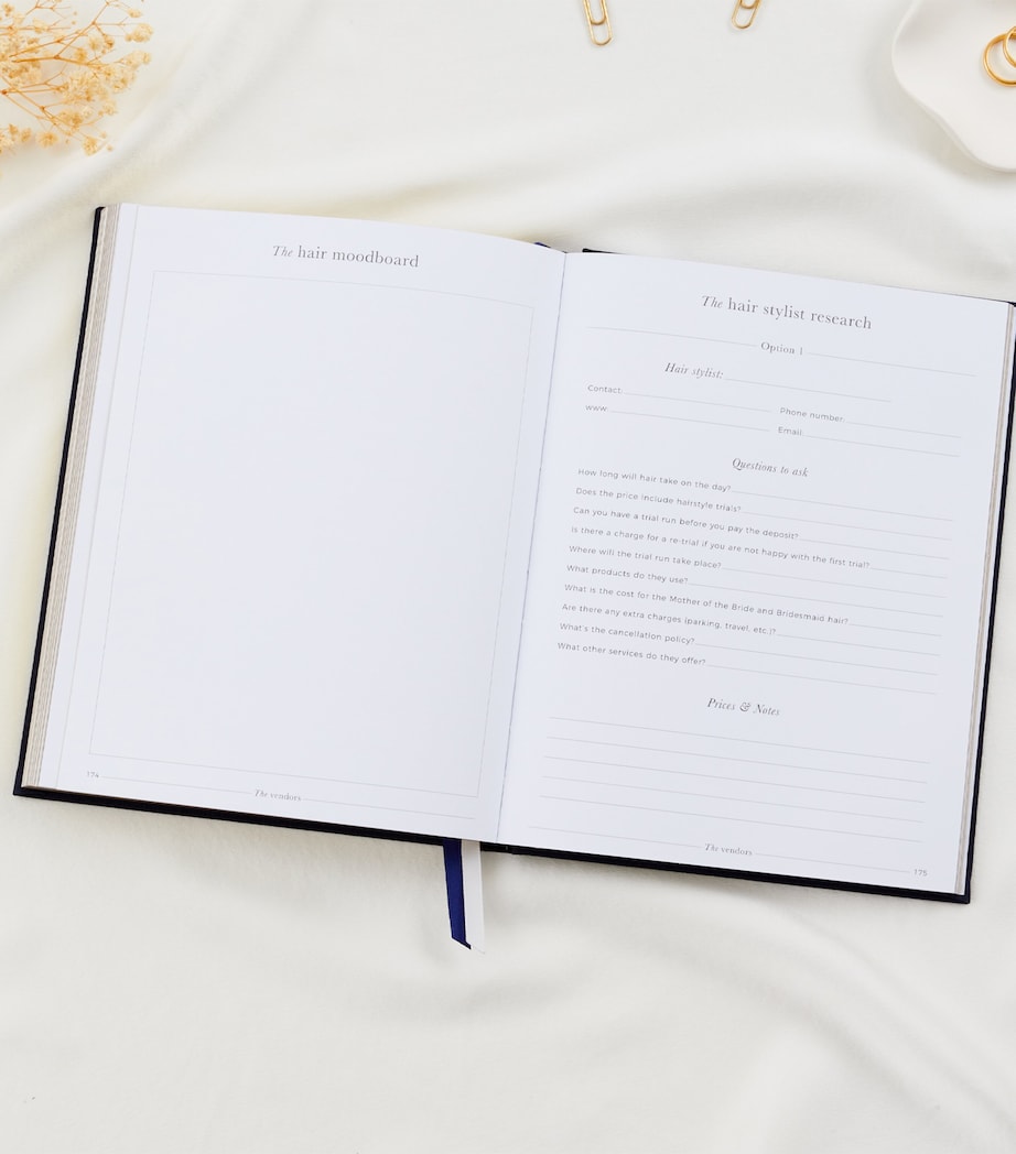 My Wedding Planner Journal NAVY, GOLD Image 15