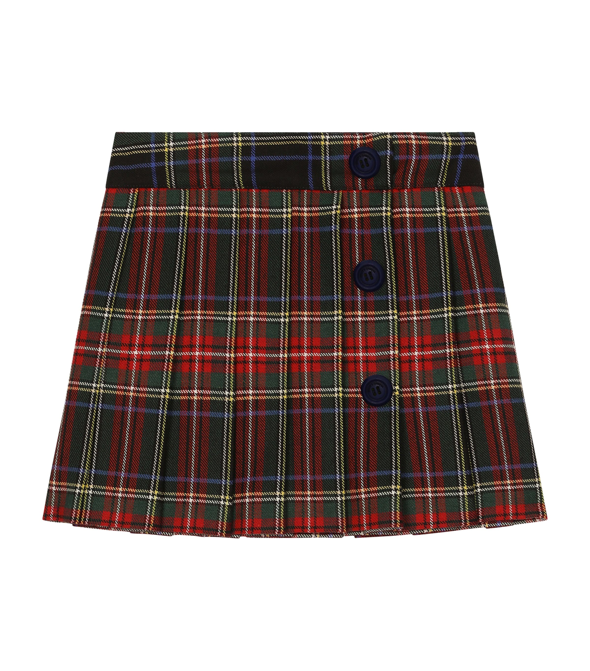 Dolce & Gabbana Tartan Pleated Mini Skirt (8-12+ Years)
