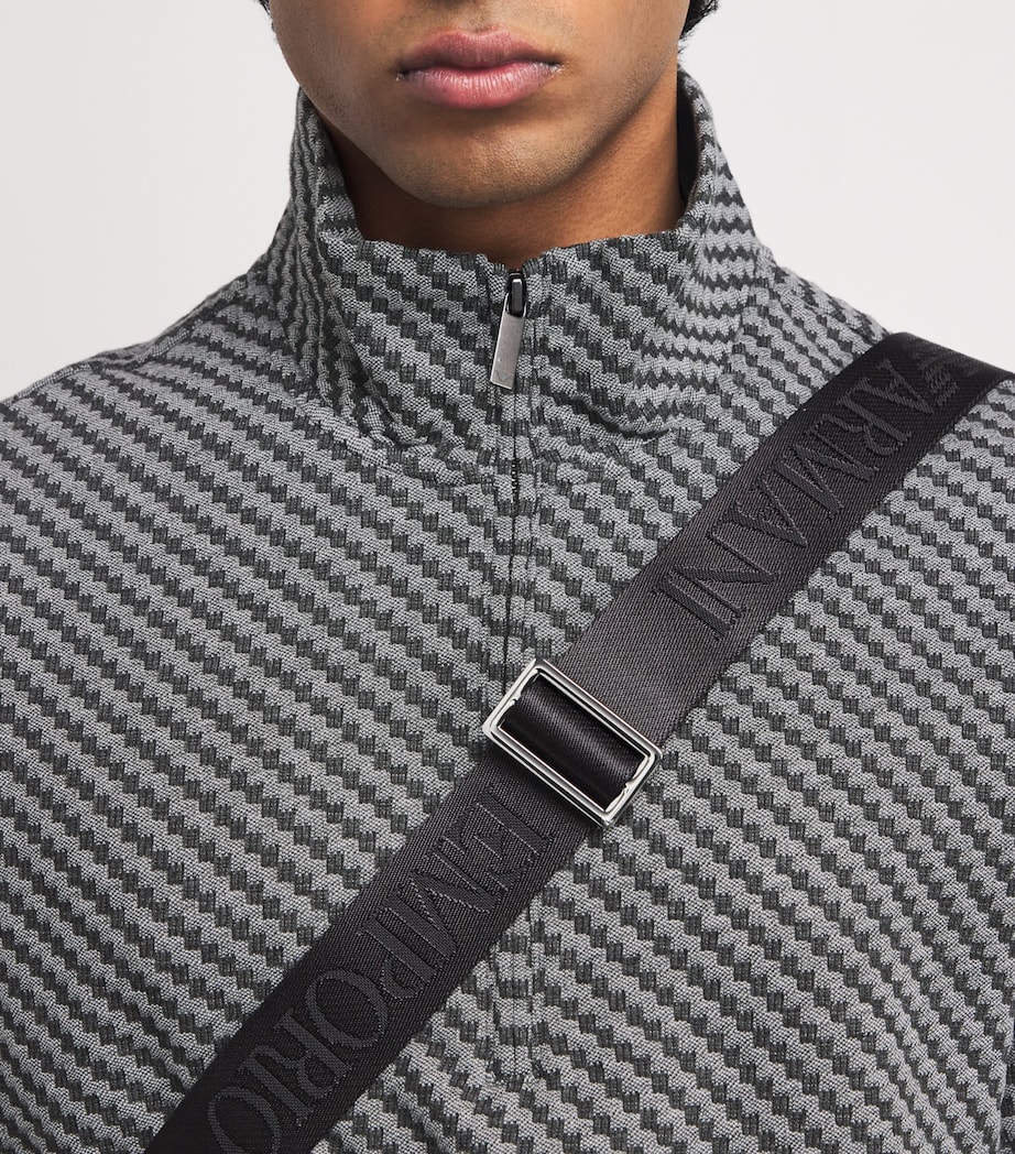 Jacquard Half Zip Pullover FC016 Image 6