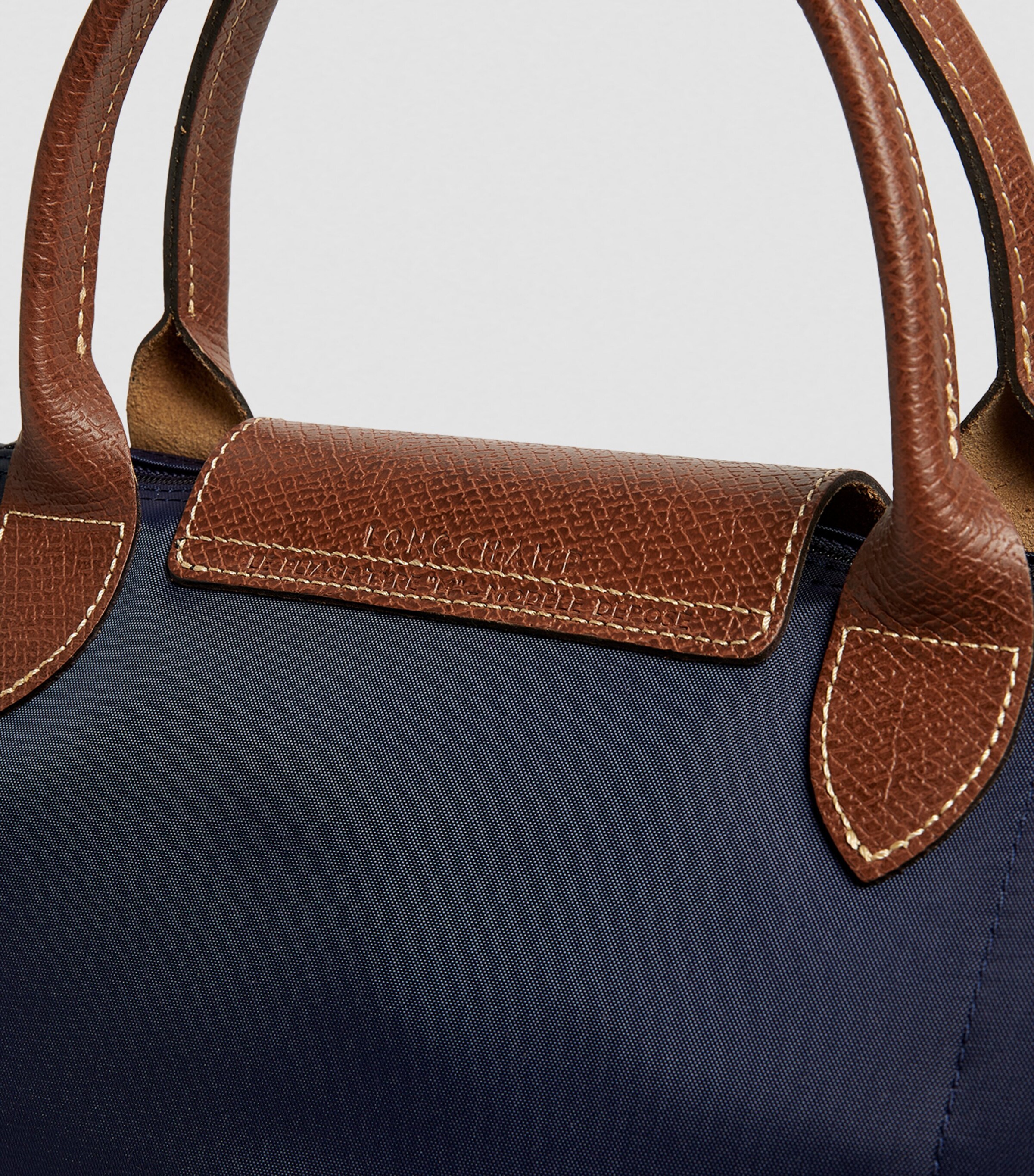 Medium Le Pliage Original Handbag P68 NAVY Image 7