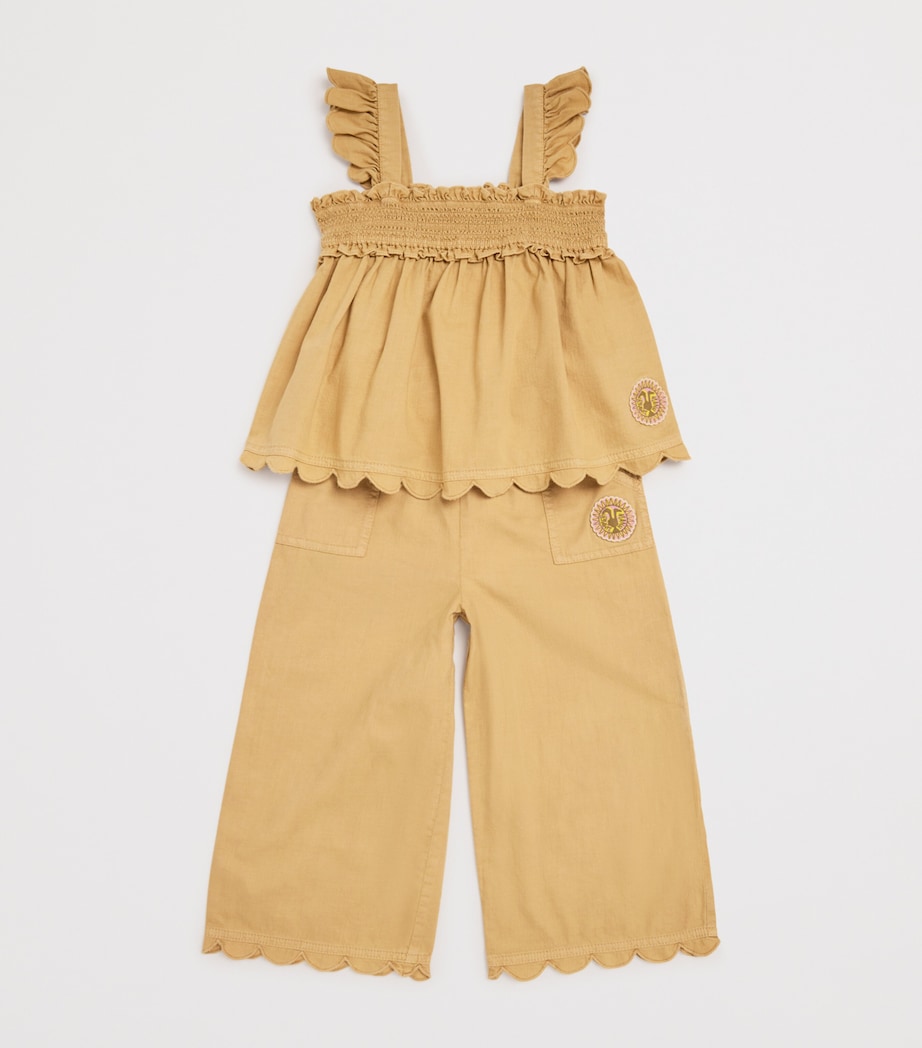 Denim Wanderlust Blouse (12 Months-12 Years) KHAKI Image 3