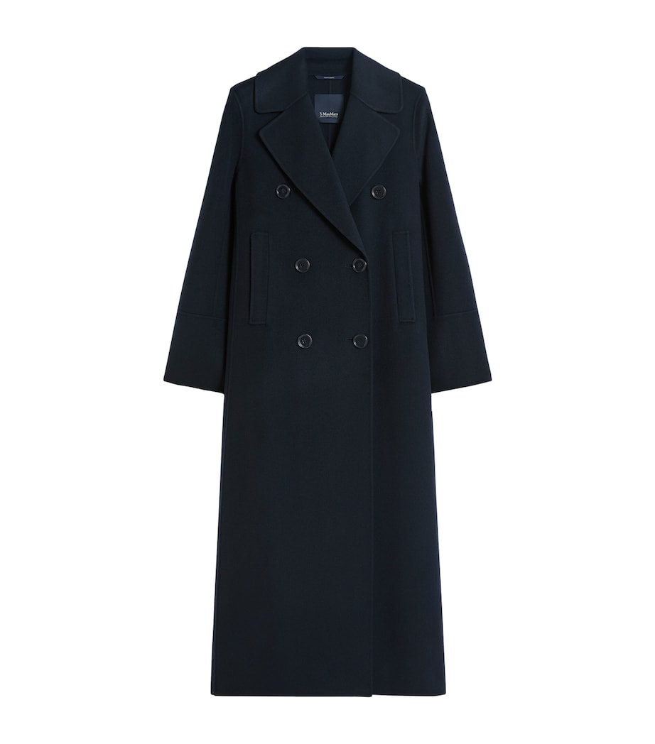Virgin Wool Double-Breasted Coat MIDNIGHTBLUE Image 1