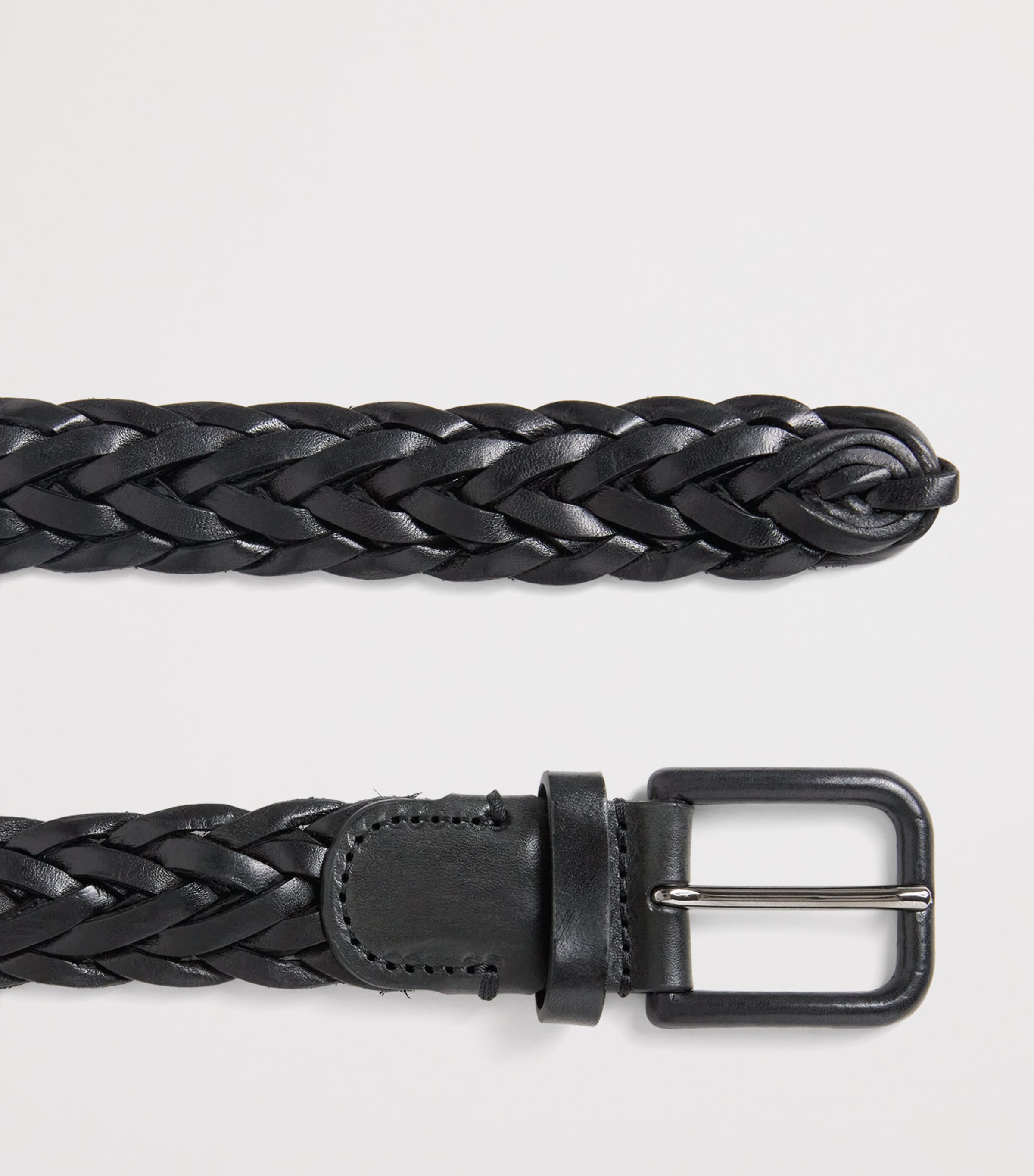 Leather Woven Belt UC001 Image 4