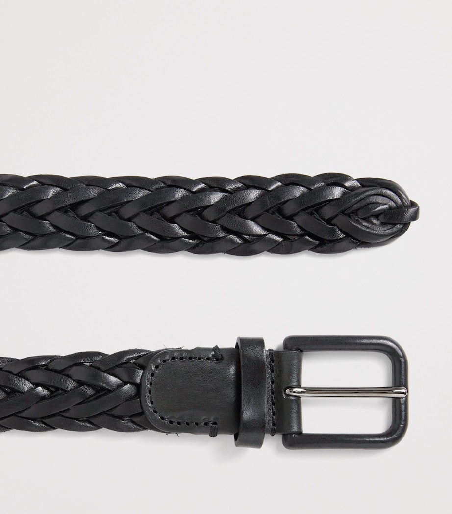 Leather Woven Belt UC001 Image 4