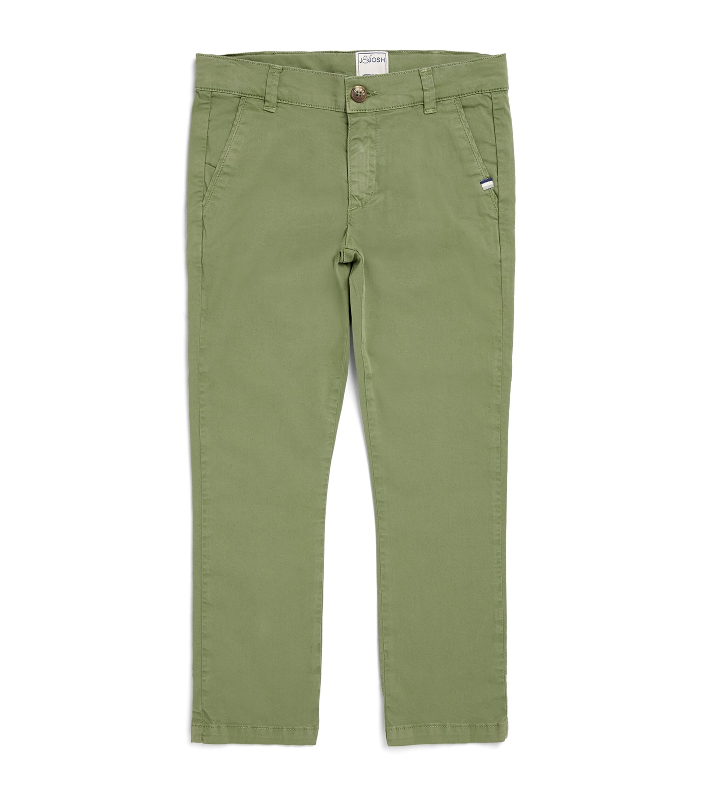 J & Josh Stretch-cotton Chinos In Green