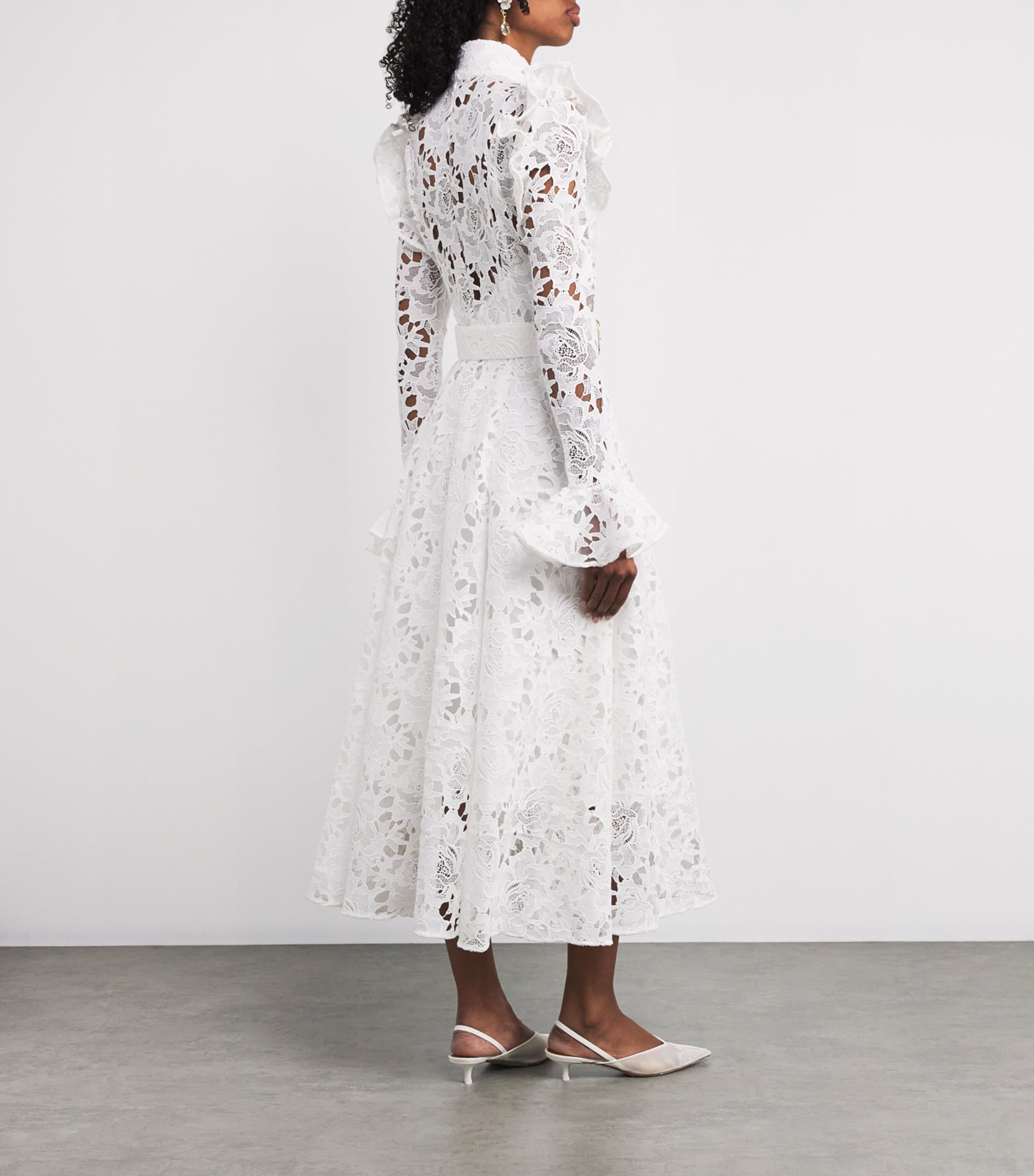 LEO LIN Lace Aliyah Midi Dress | Harrods CN
