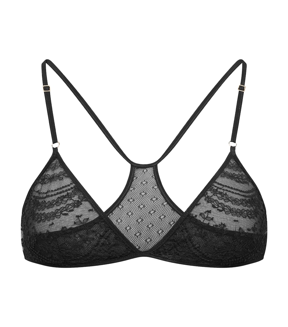 TOM FORD Womens Lace Tulle Bralette Naa Image 1