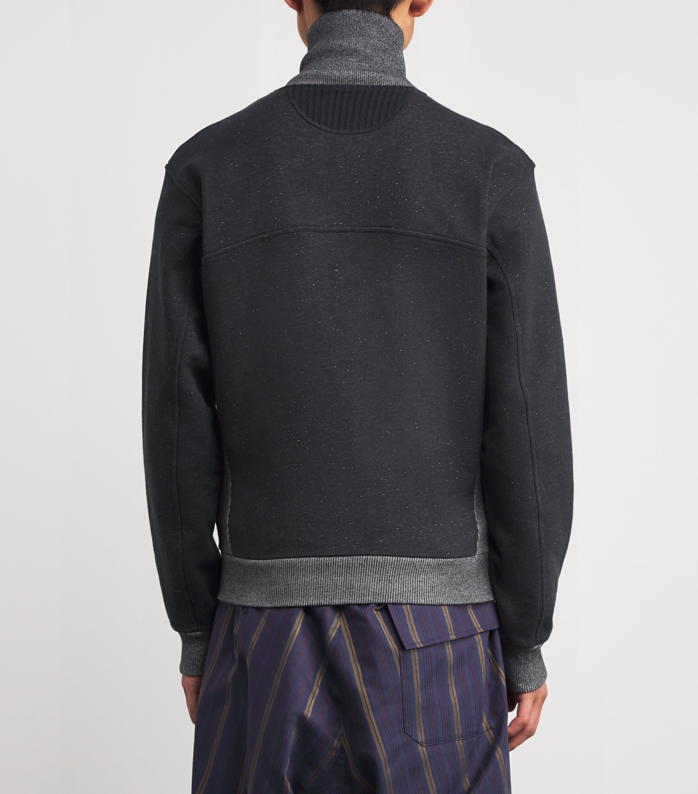 Organic Cotton Alien Track Jacket N403 CHARCOAL Image 4