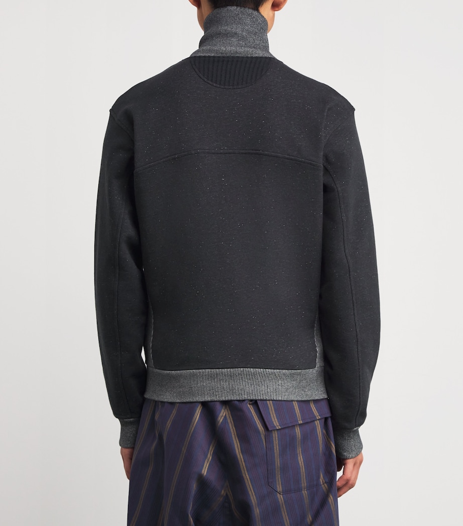 Organic Cotton Alien Track Jacket N403 CHARCOAL Image 4