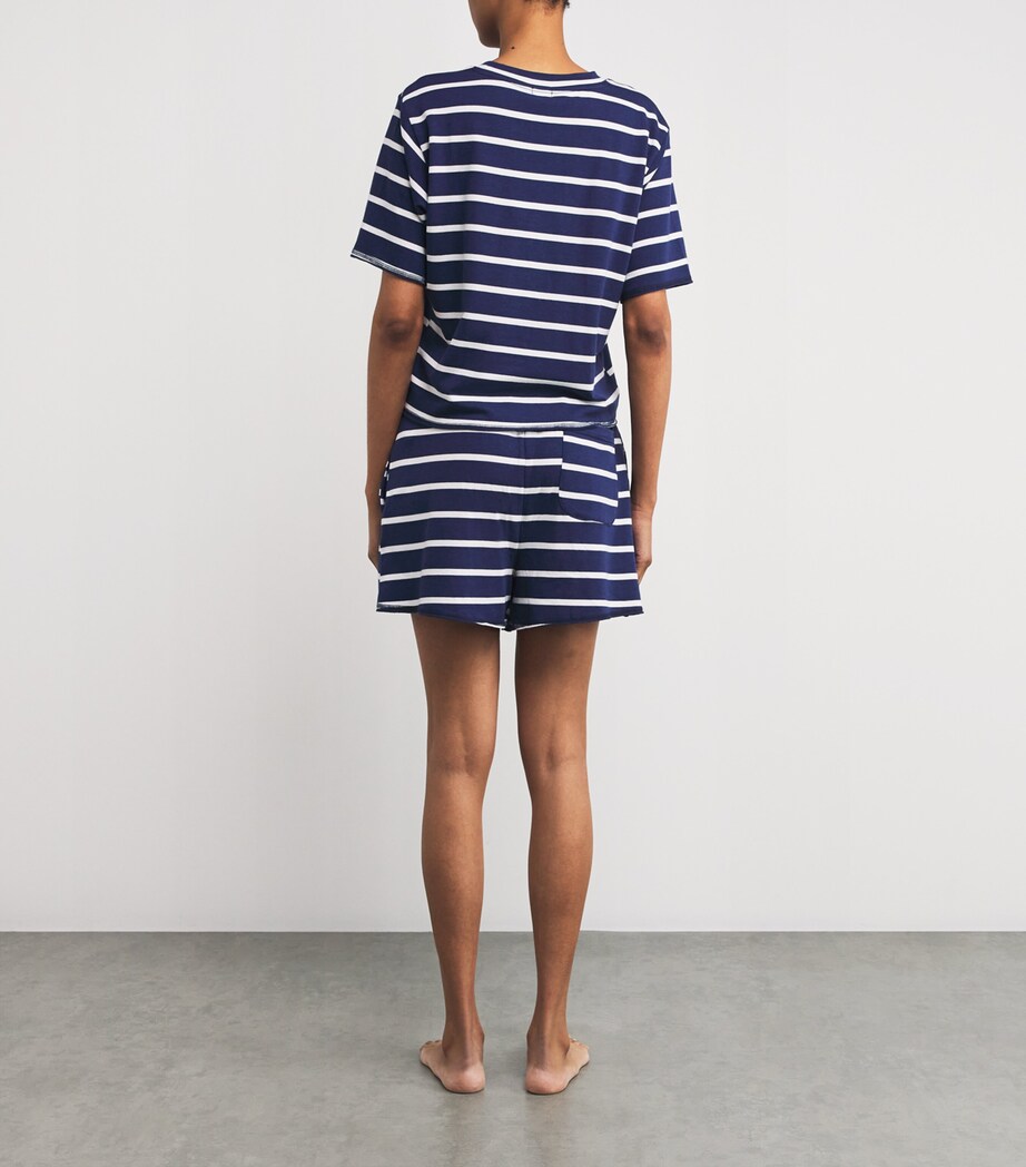 Polo Ralph Lauren Womens Stripe Pyjama Set Sailing Stripe Image 3