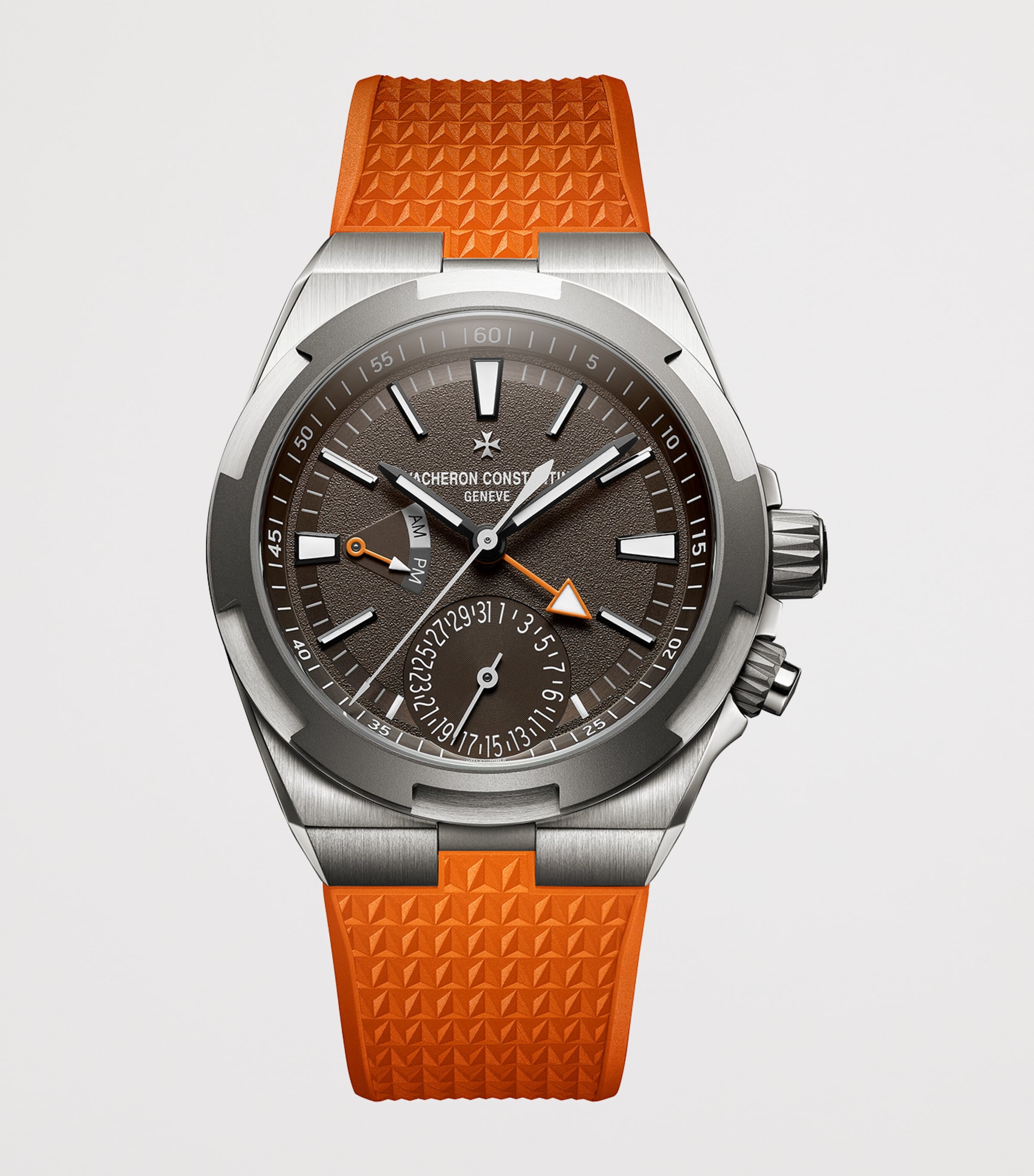 Vacheron Constantin Titanium Overseas Dual Time Cardinal Points South Watch 41mm Brown Image 2