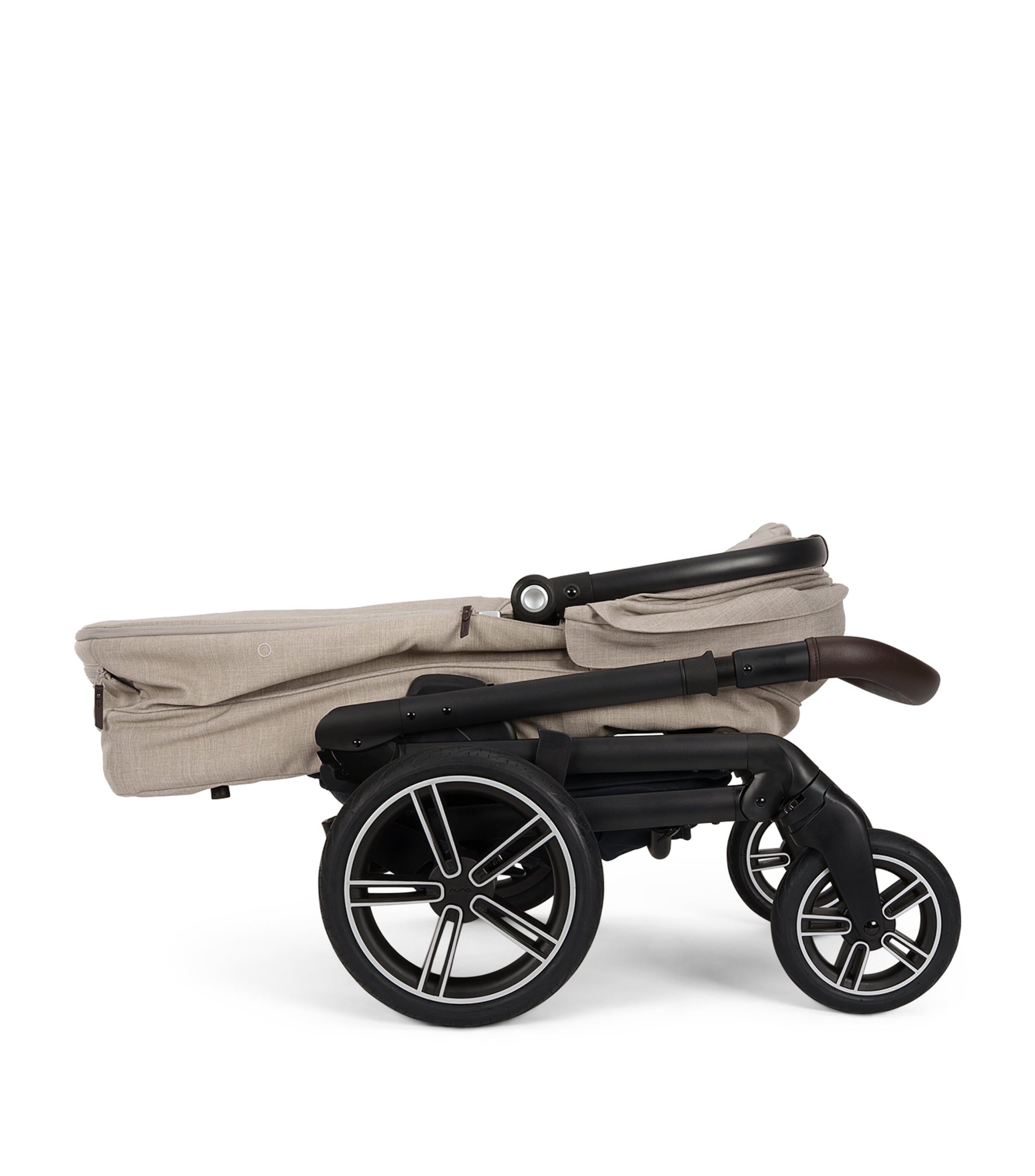 Nuna MIXX Next Stroller and Carry Cot, ARRA Flex Car Seat and BASE Curv Bundle Chateaux Image 14