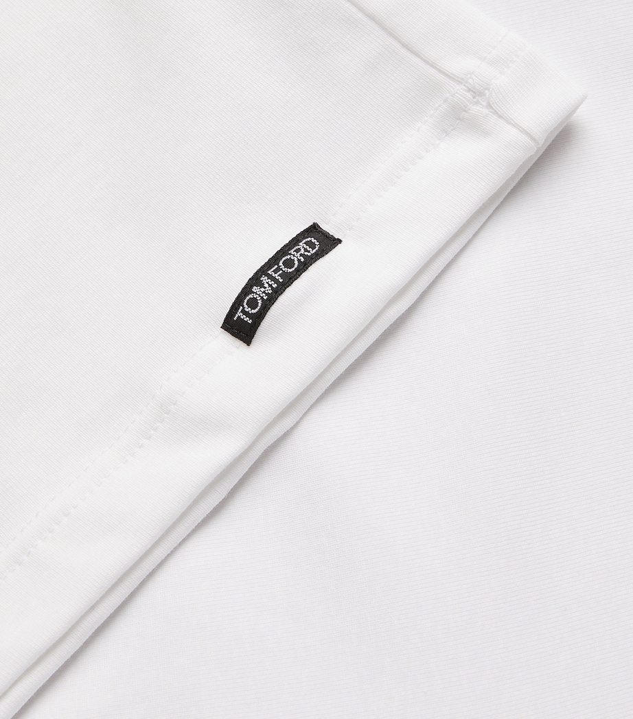 Henley Lounge Shirt 100 WHITE Image 5