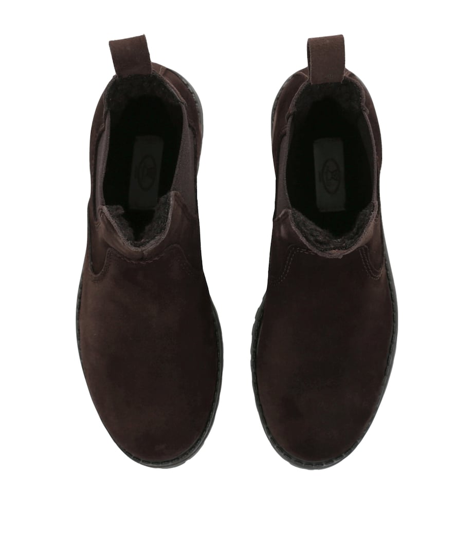 Suede Oscar Boots DARK BROWN Image 4