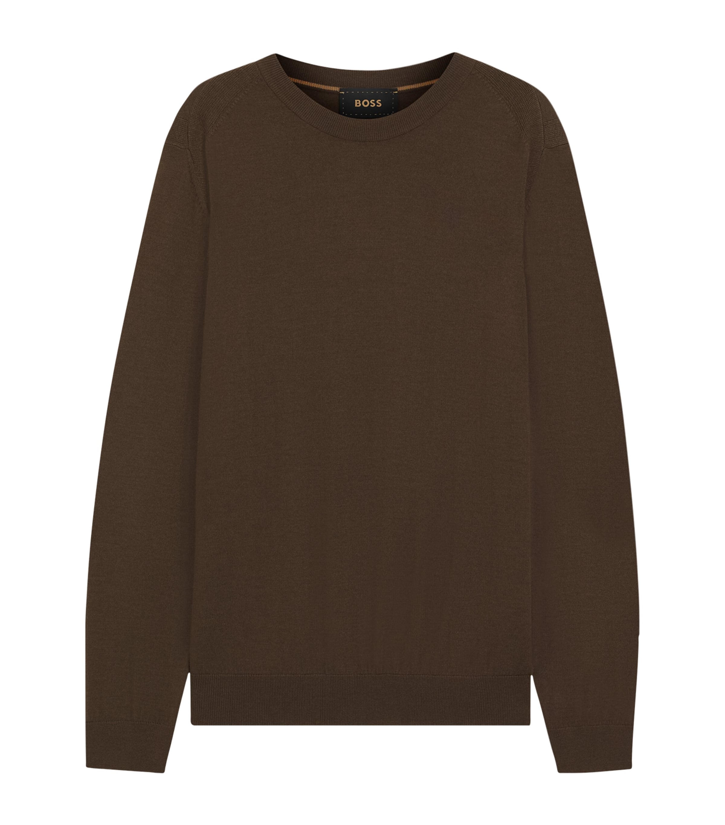 BOSS Mens Wool-Silk-Cashmere Sweater Image 1