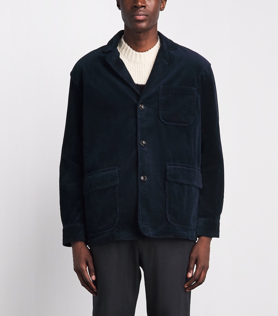 Polo Ralph Lauren Mens Cotton Corduroy Finley Jacket Aviator Navy Image 4