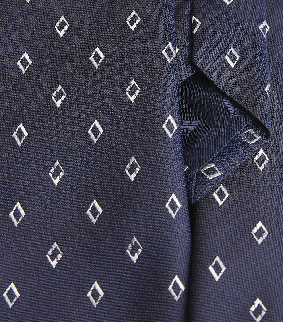 Silk Jacquard Diamond Tie FB172 Image 3