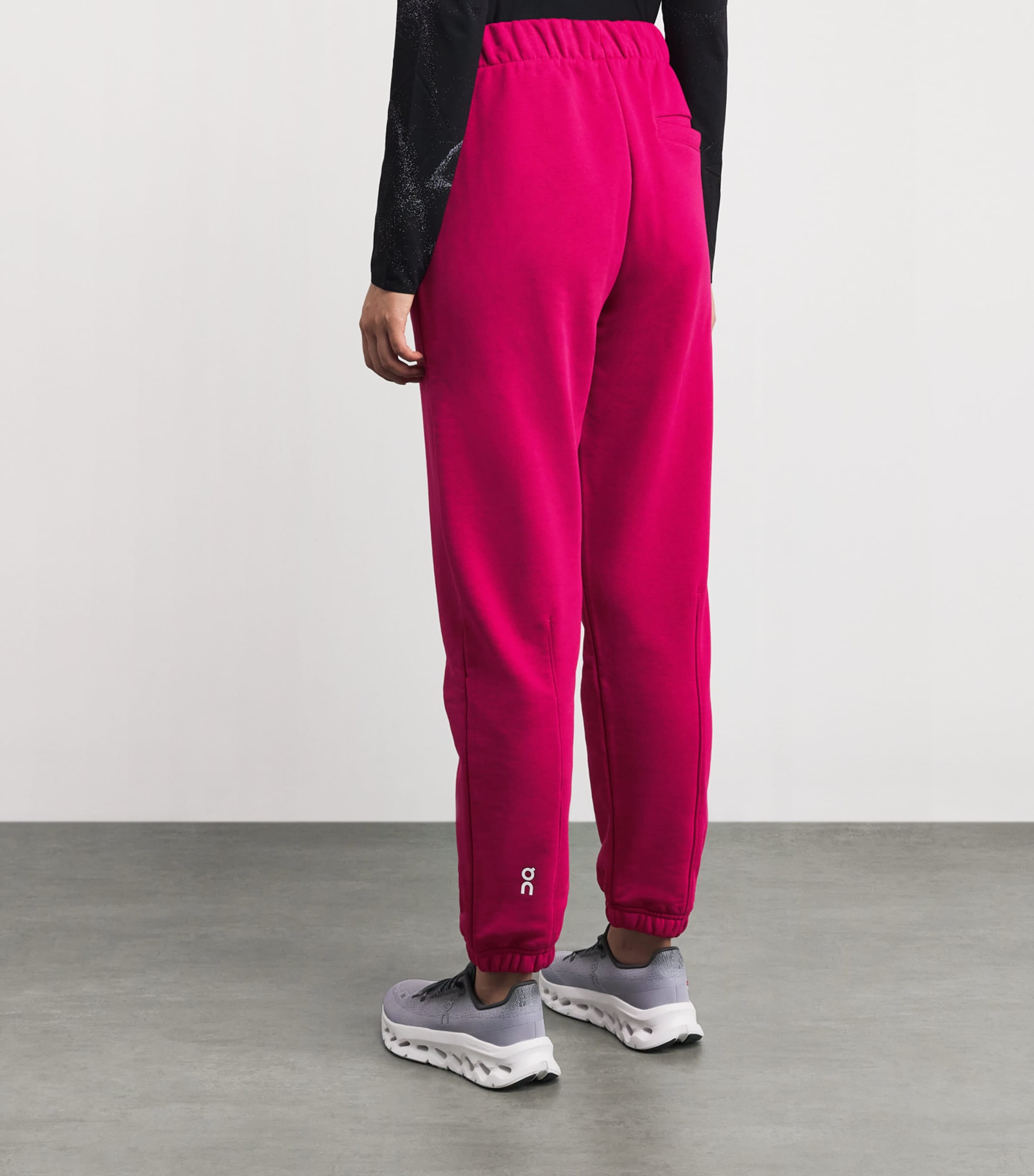Organic Cotton-Blend Club Sweatpants GRENADINE Image 4