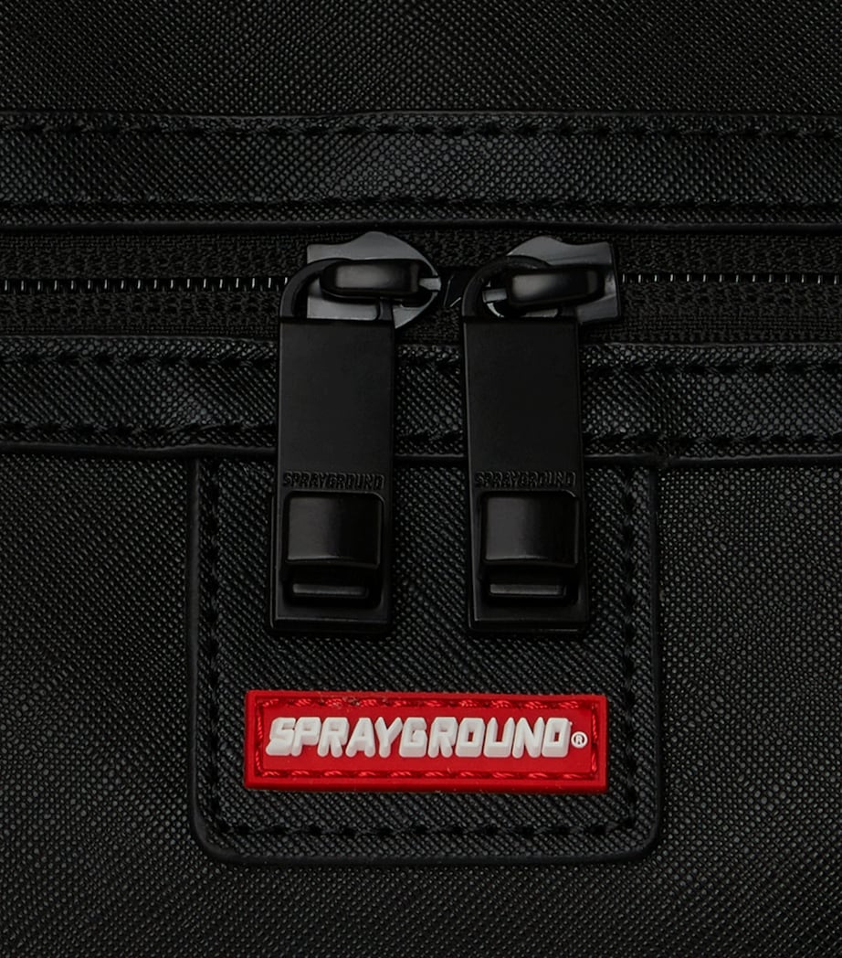 Embossed Holdall BLACK Image 8