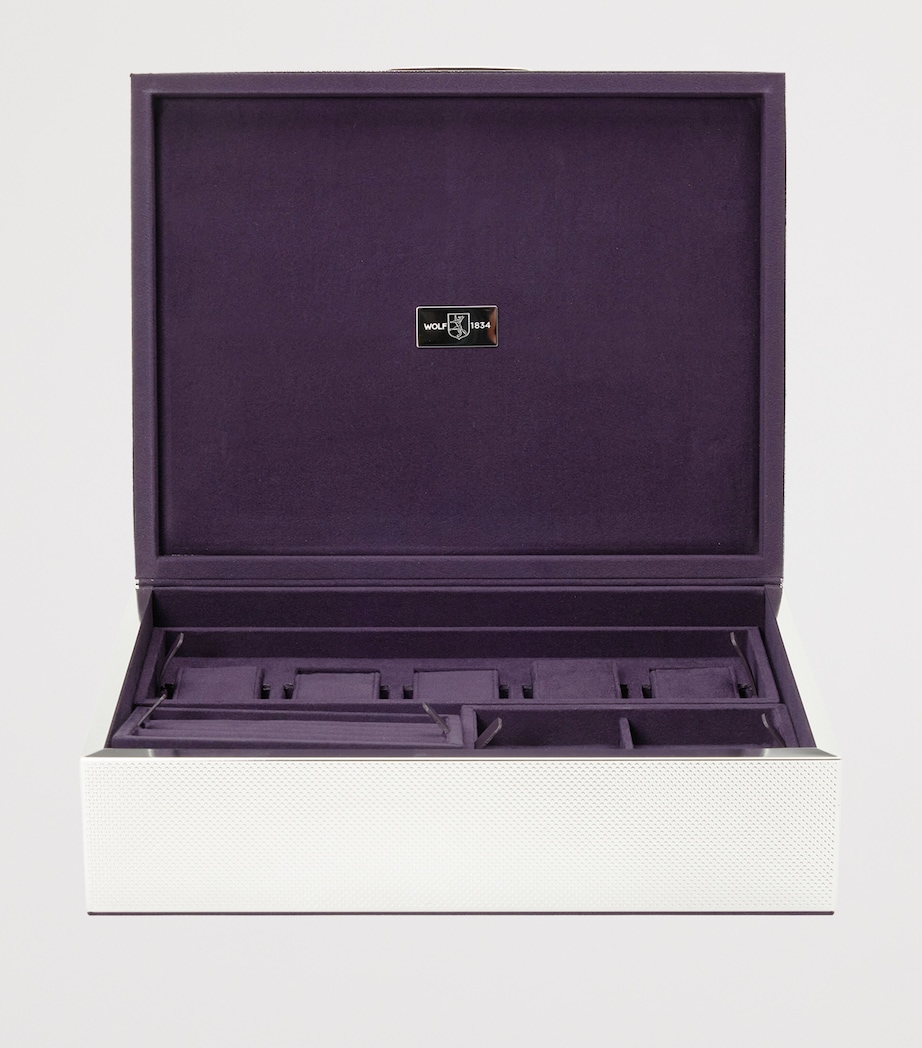 WOLF Large Watch, Jewellery and Legacy Silver Box Silver Image 3
