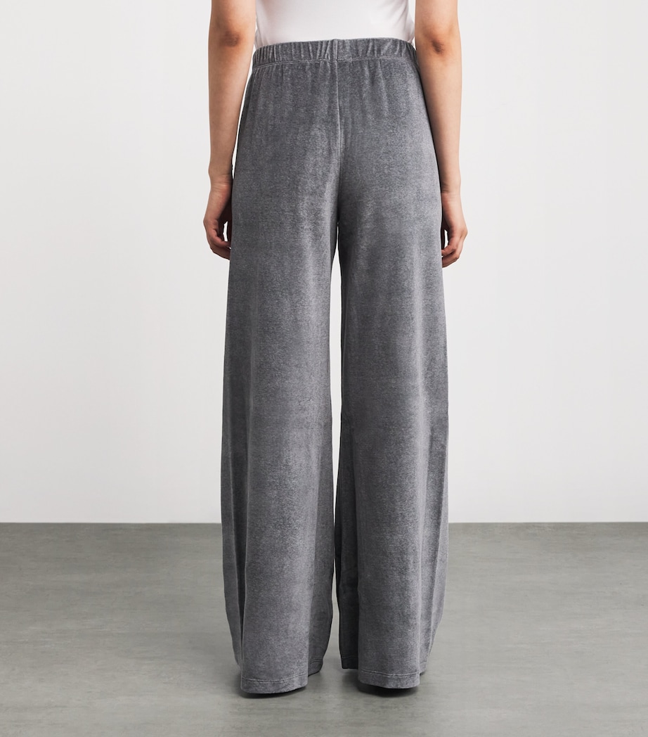 Cotton-Blend Zephyra Sweatpants CHARCOAL HEATHER Image 4